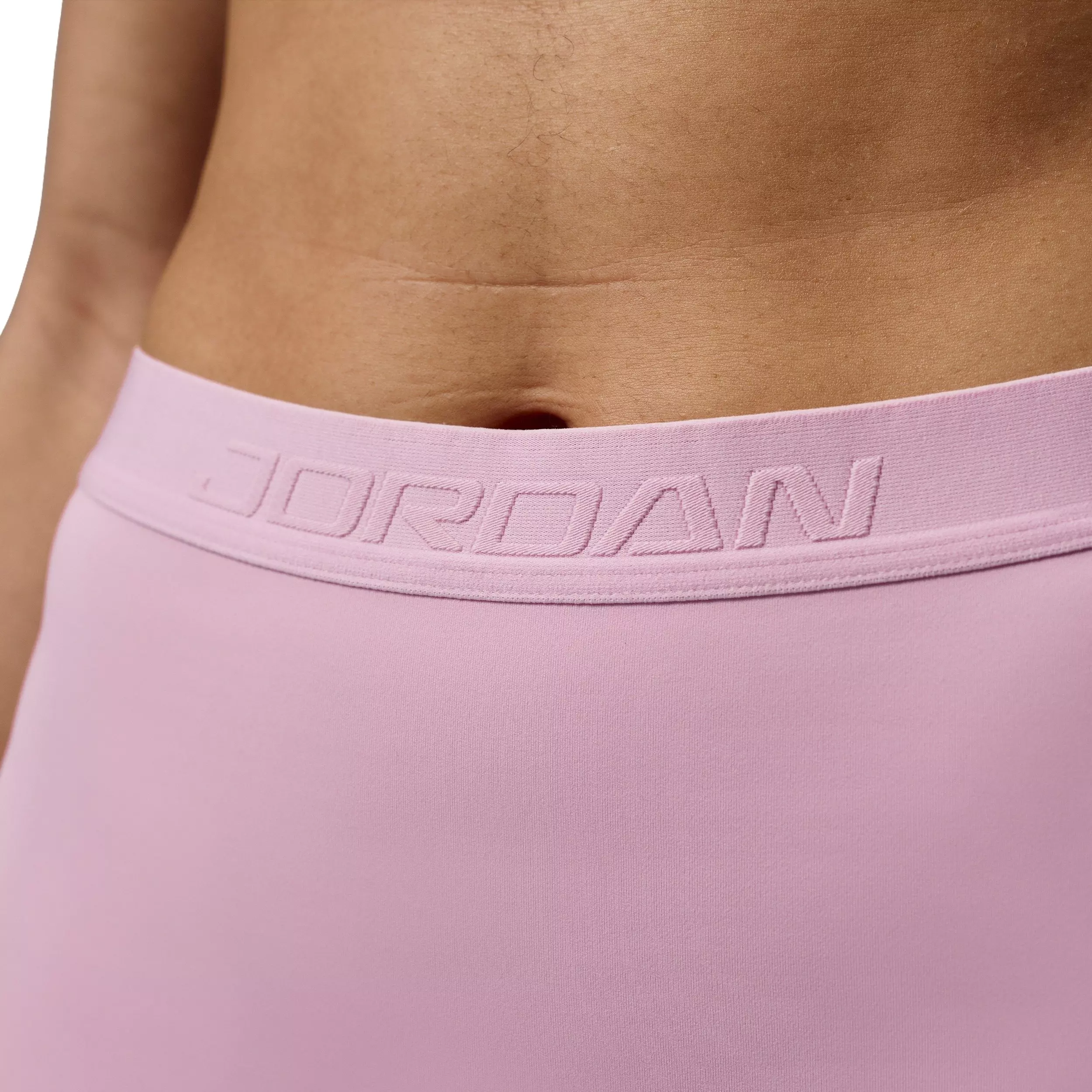 Jordan Women's Sport Essentials Dri-FIT High-Waisted 5" Shorts - Pink/White - PINK/WHITE