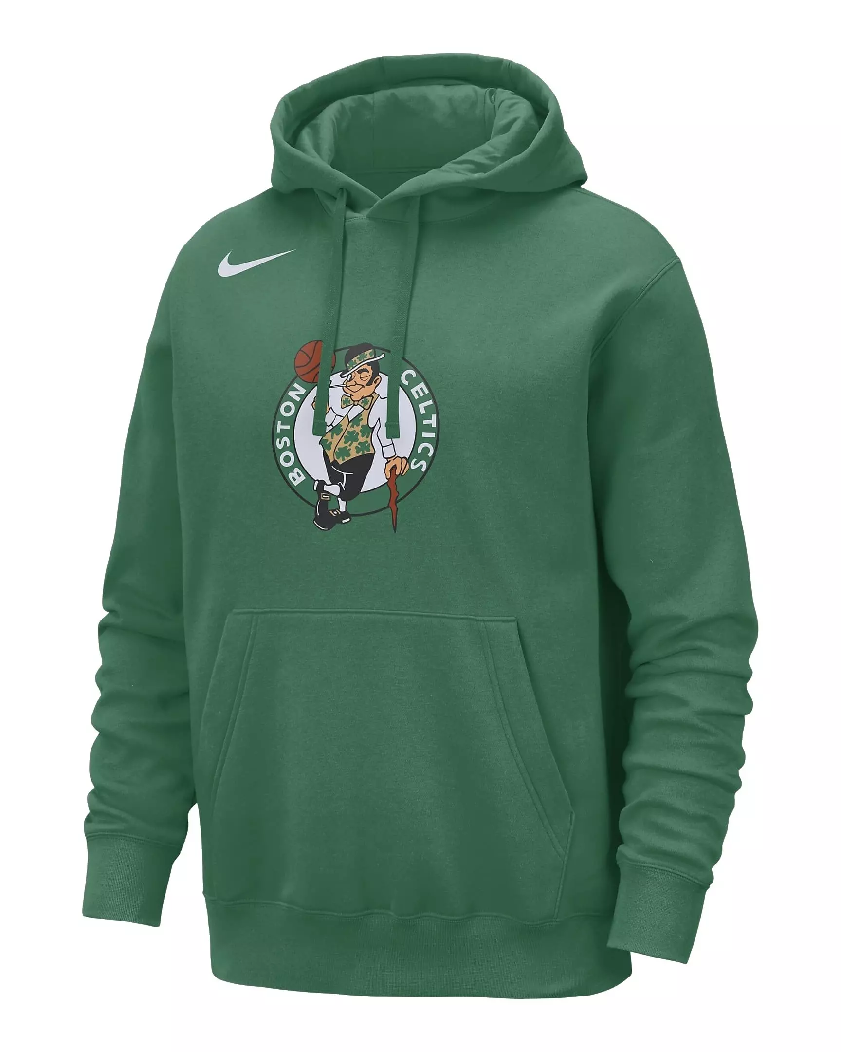 Nike Men's Boston Celtics Club NBA Pullover Hoodie - Green - GREEN