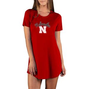 College Concepts Women's Nebraska Cornhuskers Marathon Nightshirt