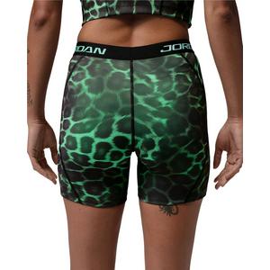 Jordan Women's Sports Dri-FIT High-Waisted 5" Printed Shorts - Green