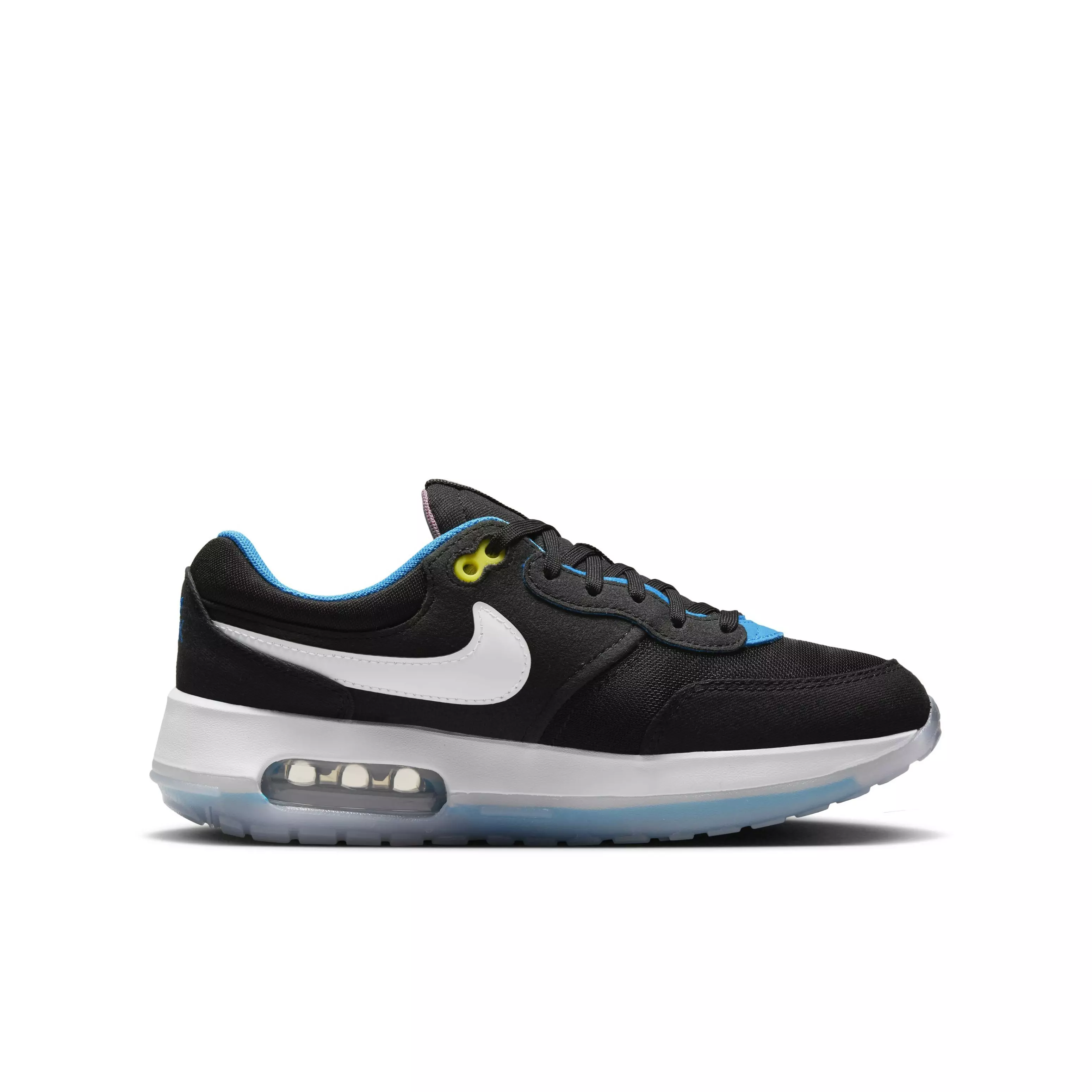 Nike Air Max Motif "Black/White/Blue Lightning/Game Royal" Grade School Boys' Shoe - BLACK/WHITE/BLUE/ROYAL