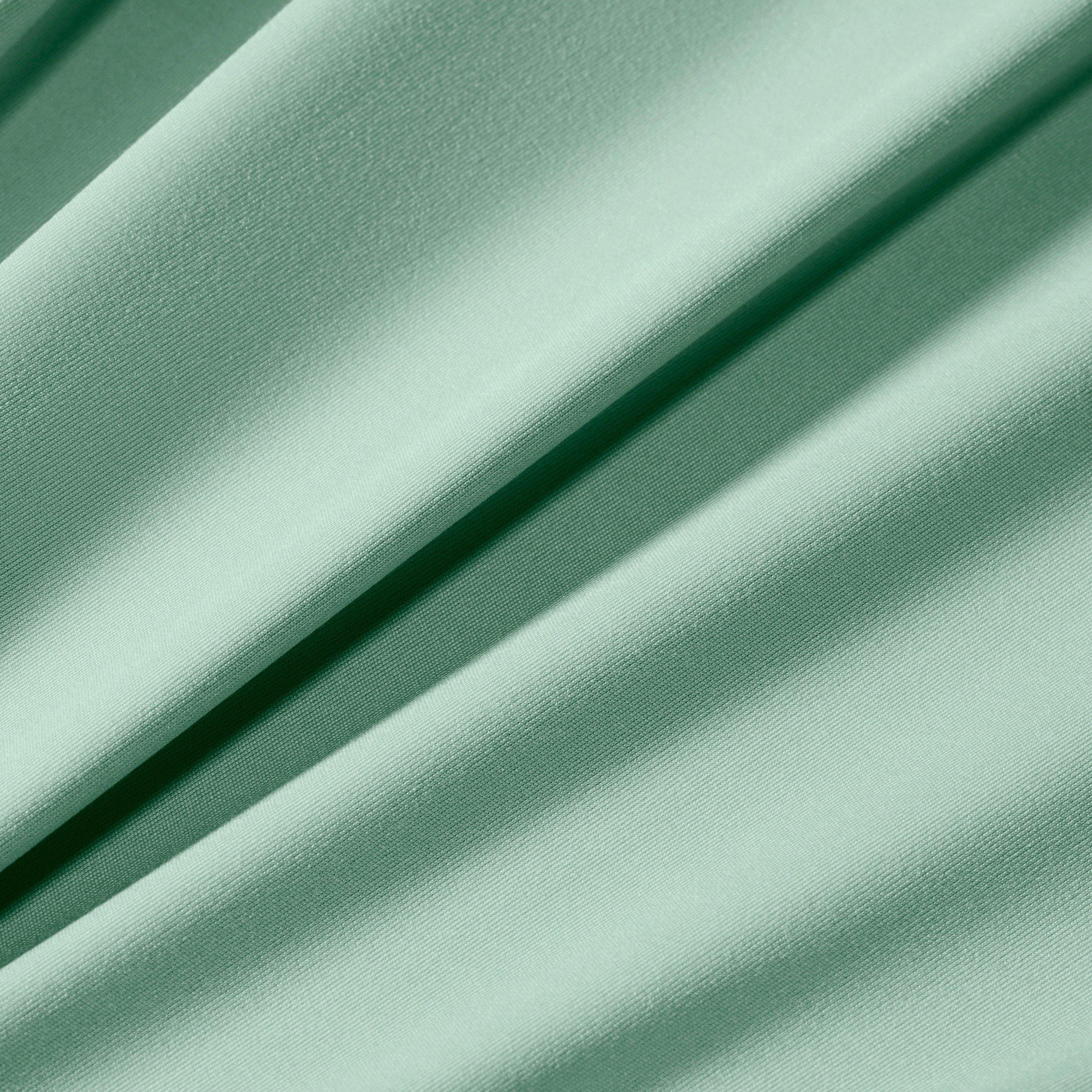 Nike Women's Zenvy High-Waisted Full-Length Leggings with No Front Seam - STEAM GREEN/WHITE Thumbnail View 7