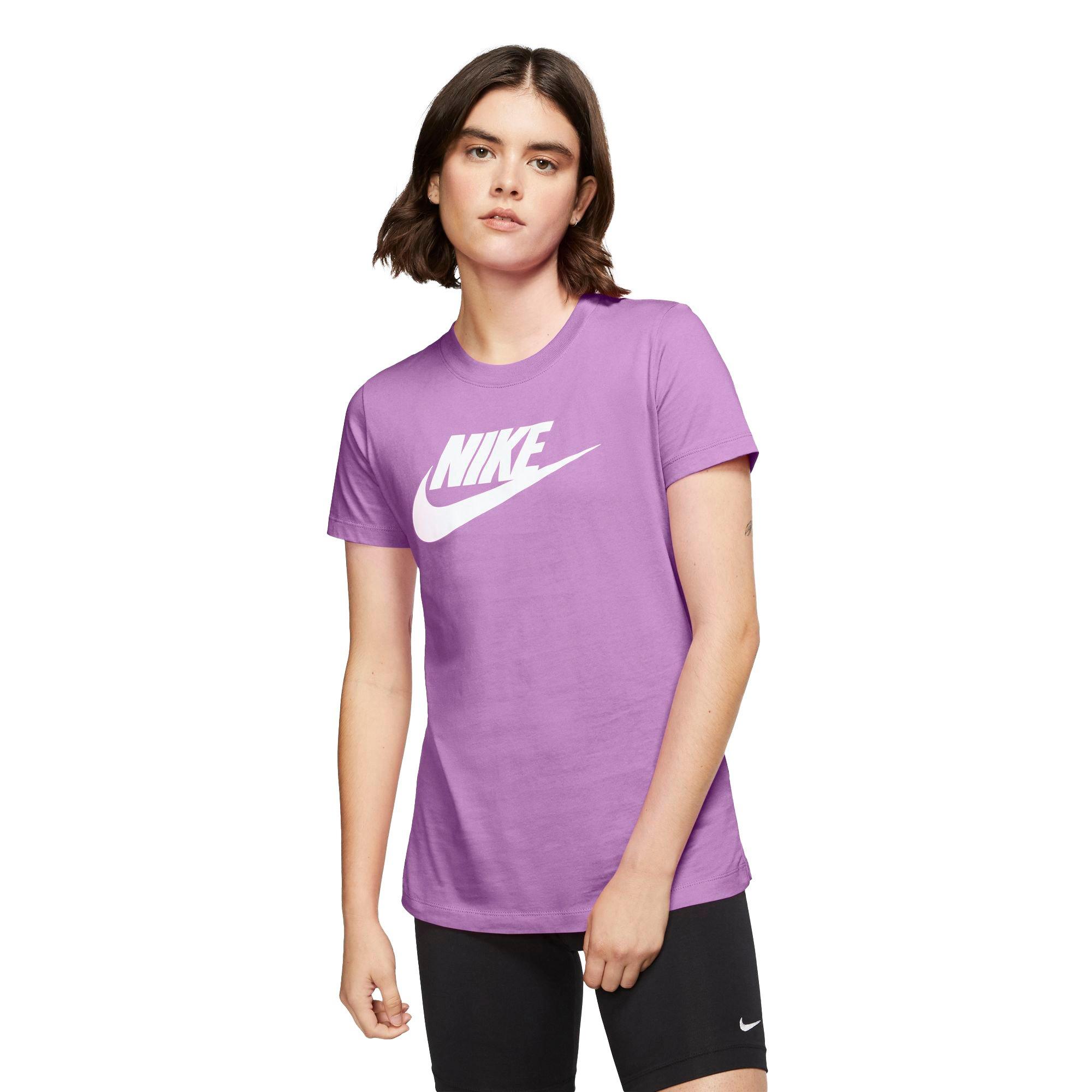 Purple womens nike store shirt