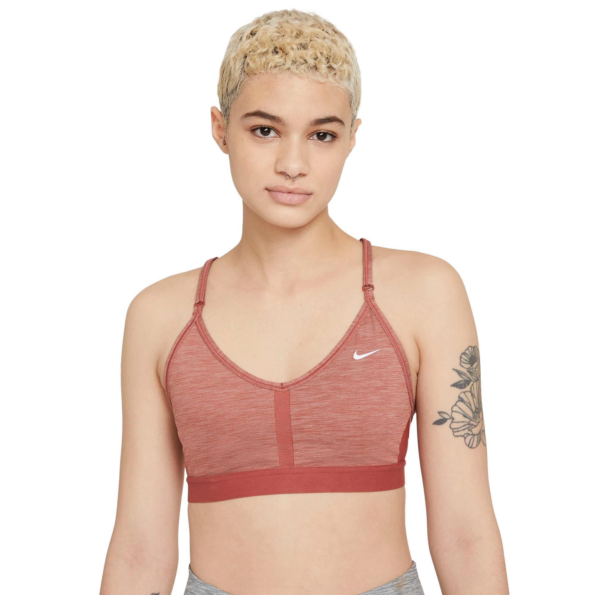 Nike Women's Dri-FIT Indy V-Neck Sports Bra - Hibbett