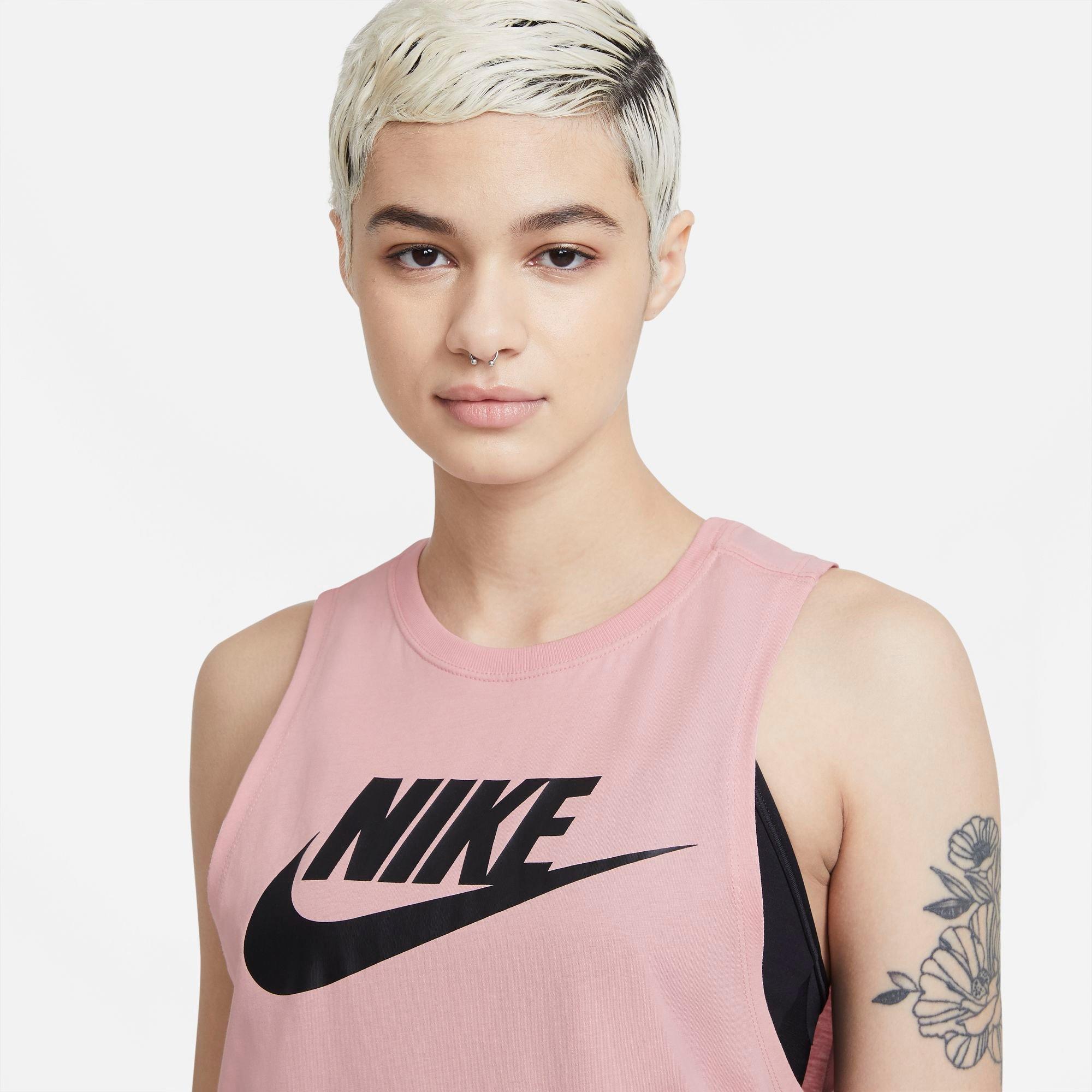 Nike Women's Muscle Tank - PINK Thumbnail View 3
