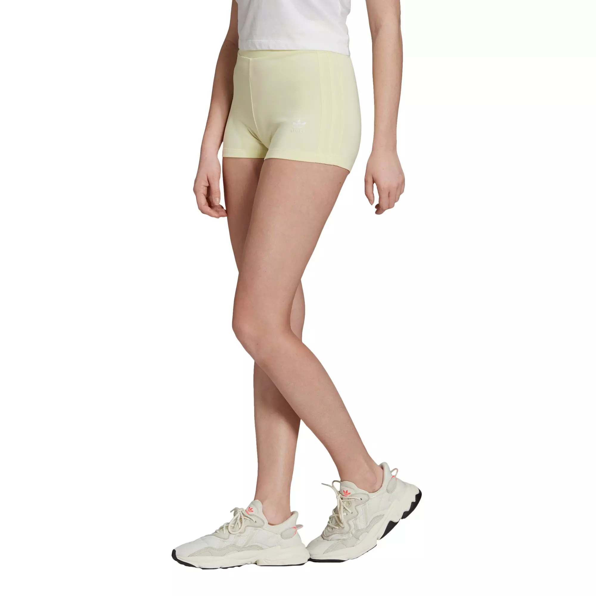 adidas Originals Women's Yellow Booty Shorts - YELLOW