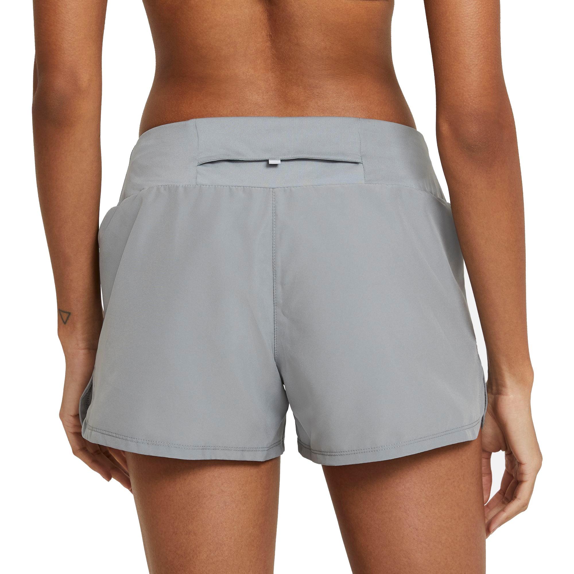 Nike Women's Crew "Grey" Running Shorts - GREY Thumbnail View 2