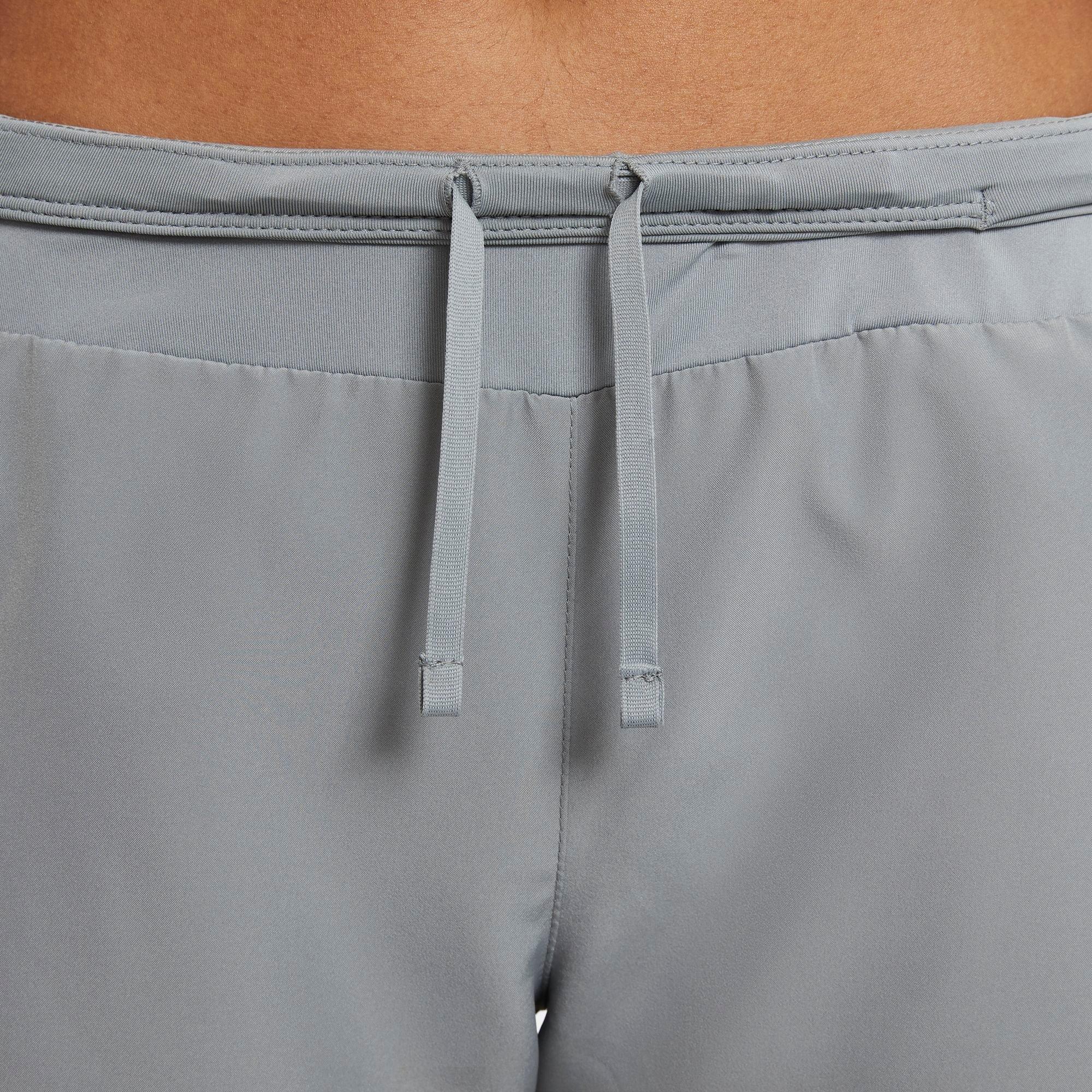 Nike Women's Crew "Grey" Running Shorts - GREY Thumbnail View 3