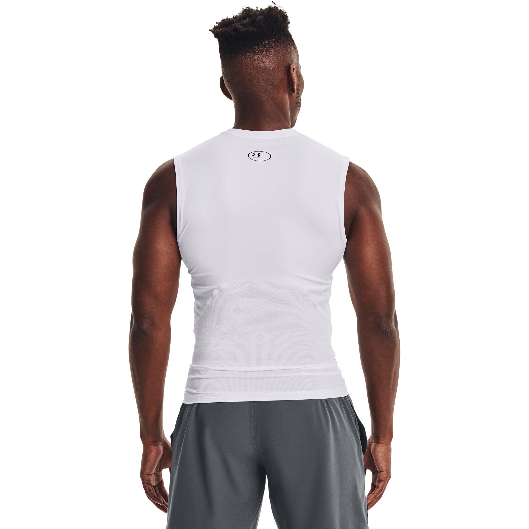 White Men's Compression Shirts, Tank Tops, & Pants - Hibbett