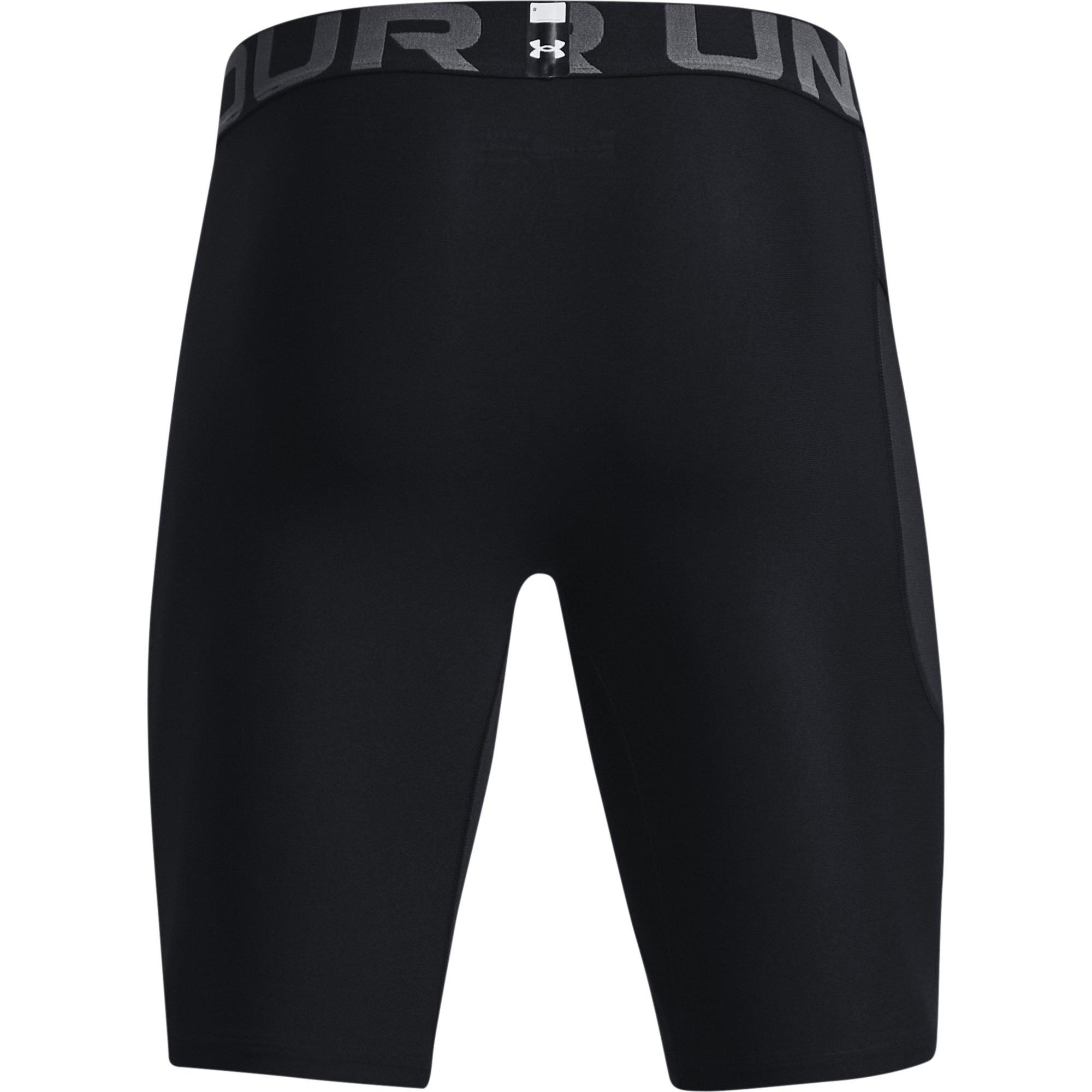 Under Armour Men's HeatGear 9" Pocket Long Shorts - BLACK Thumbnail View 4