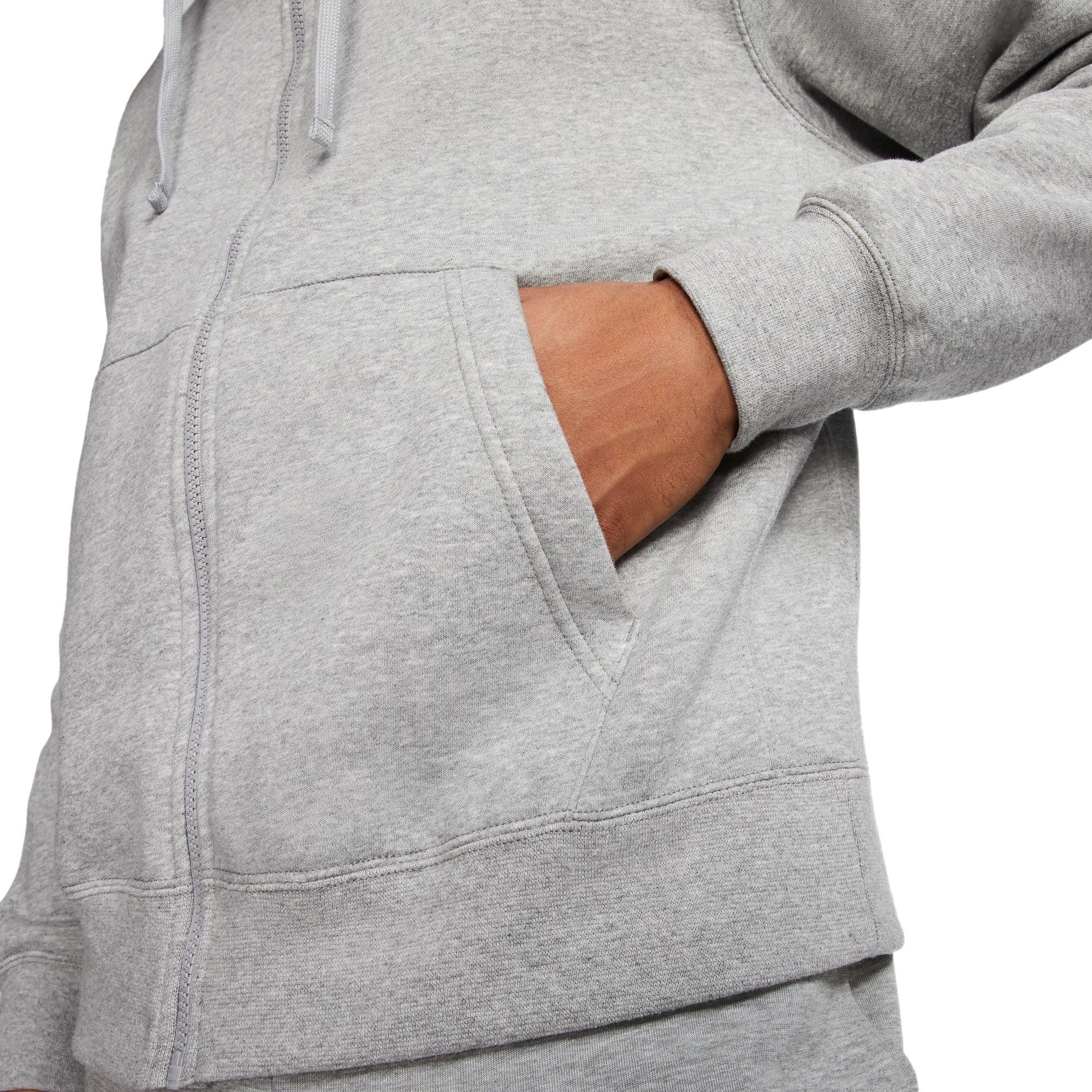 Nike Sportswear Club Full-Zip Men's "Grey" Hoodie