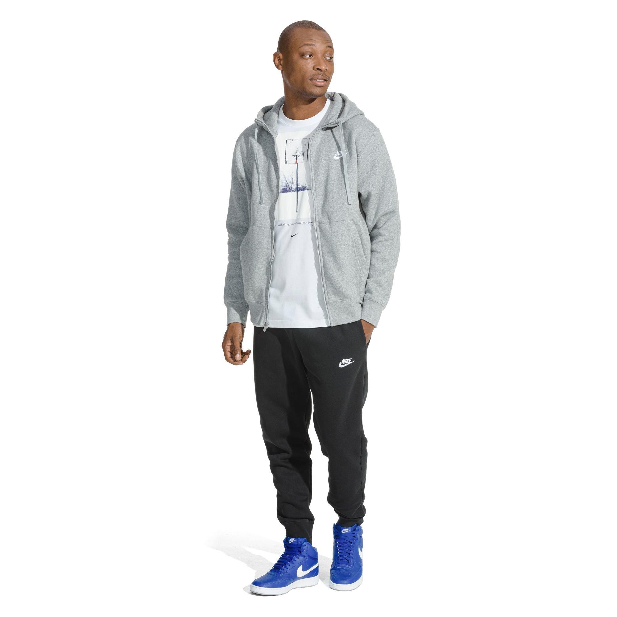 Nike Sportswear Club Full-Zip Men's "Grey" Hoodie