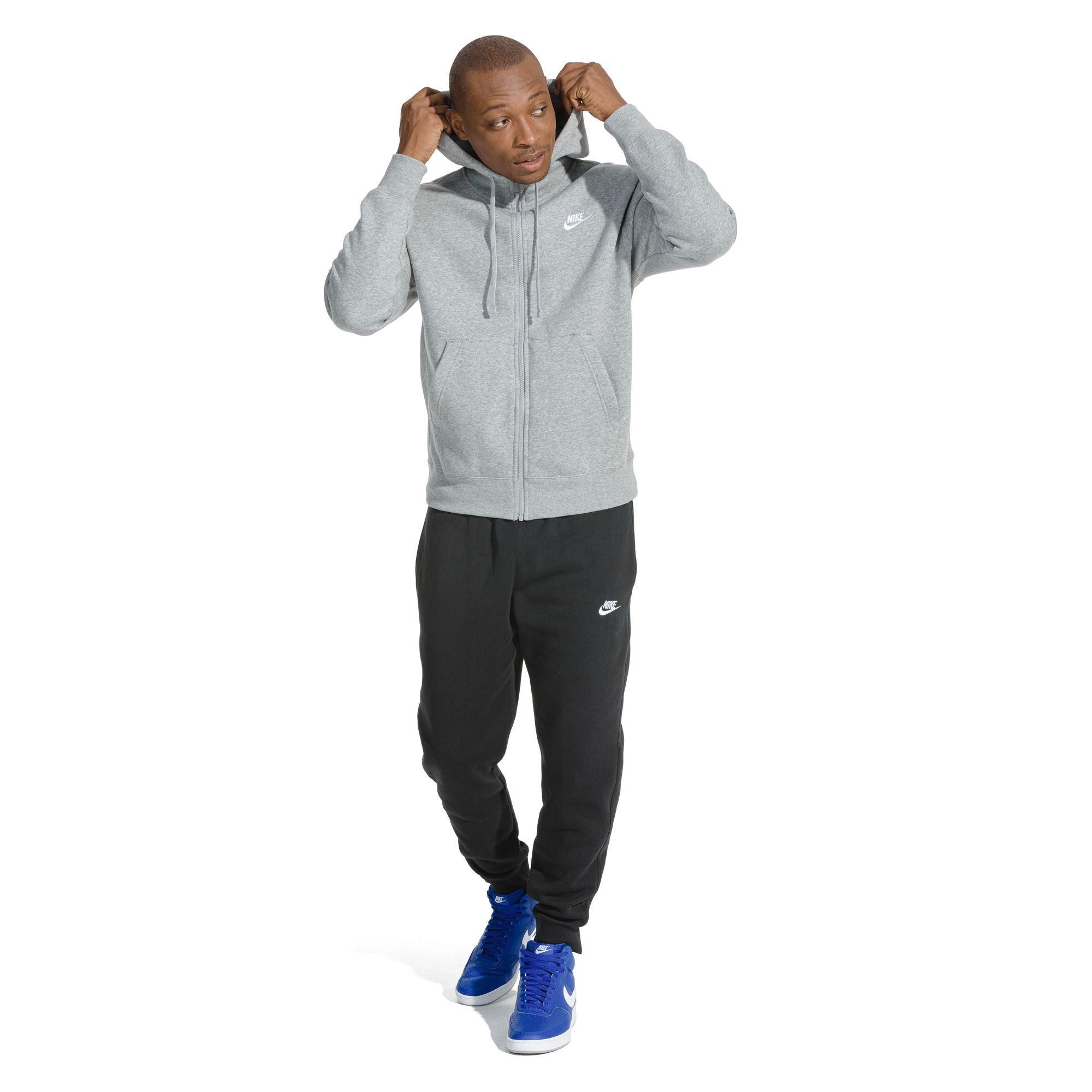 Nike Sportswear Club Full-Zip Men's "Grey" Hoodie