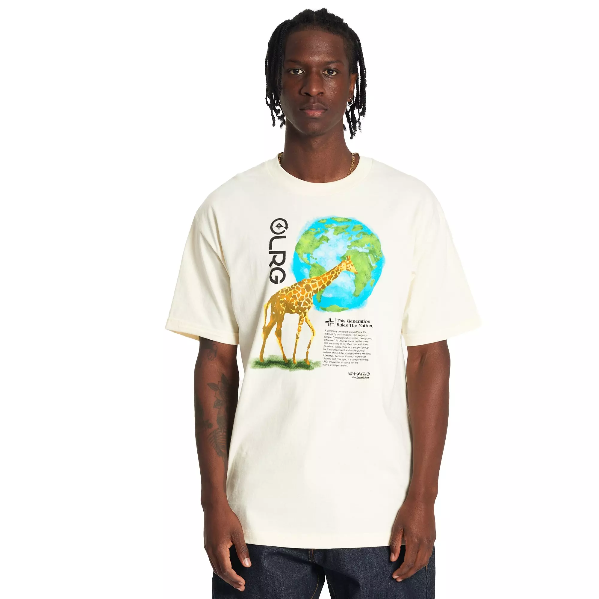 LRG Men's Rooting For You Tee - WHITE