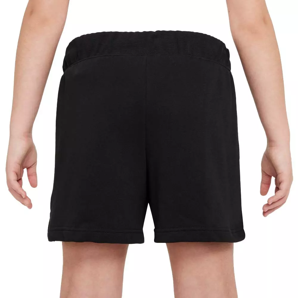 Nike Girls' "Black" Sportswear Club French Terry Shorts - BLACK