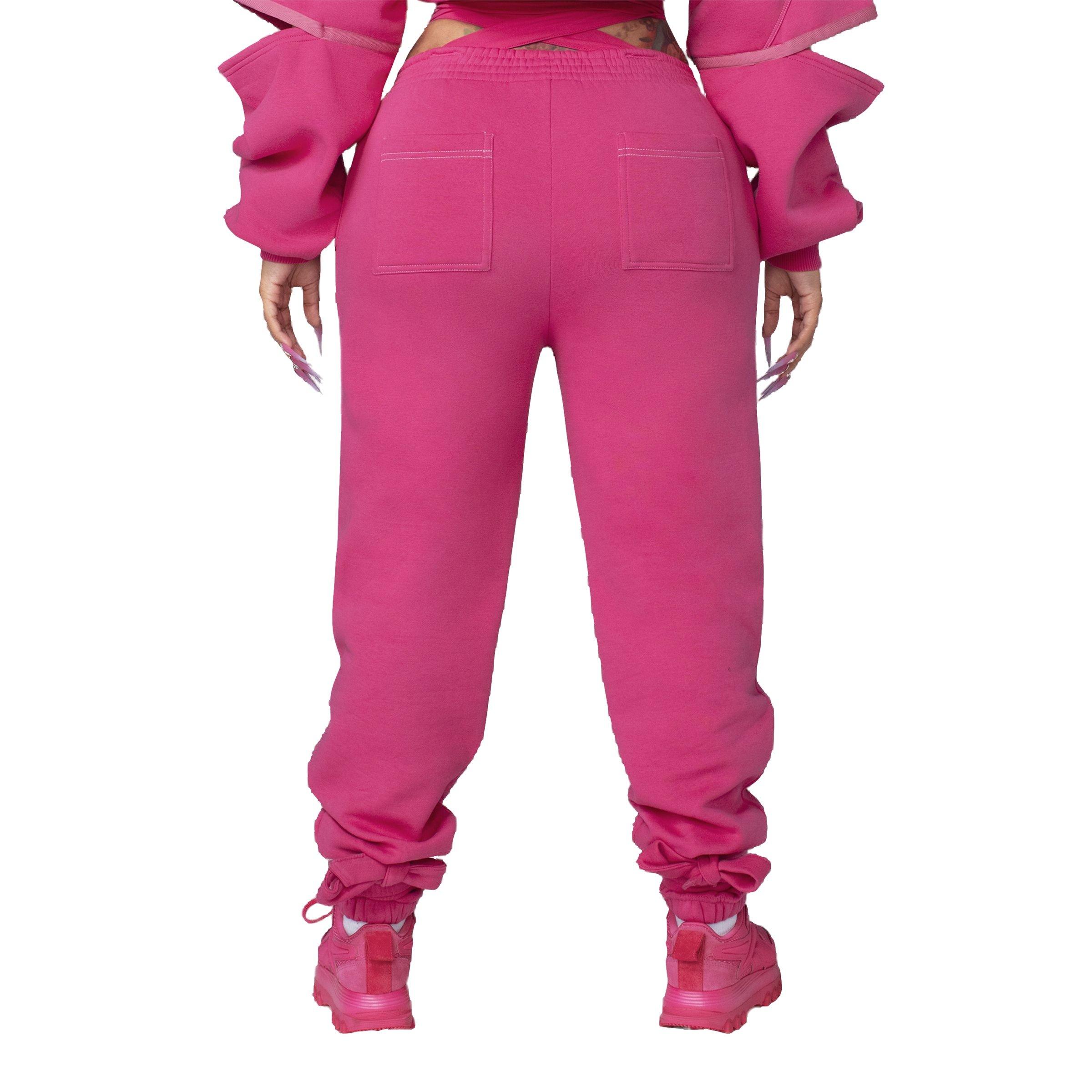 Reebok x Cardi B high waisted sweatpants in pink