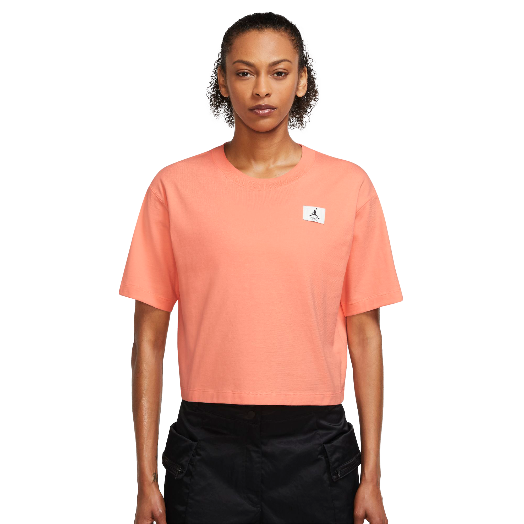 peach jordan shirt