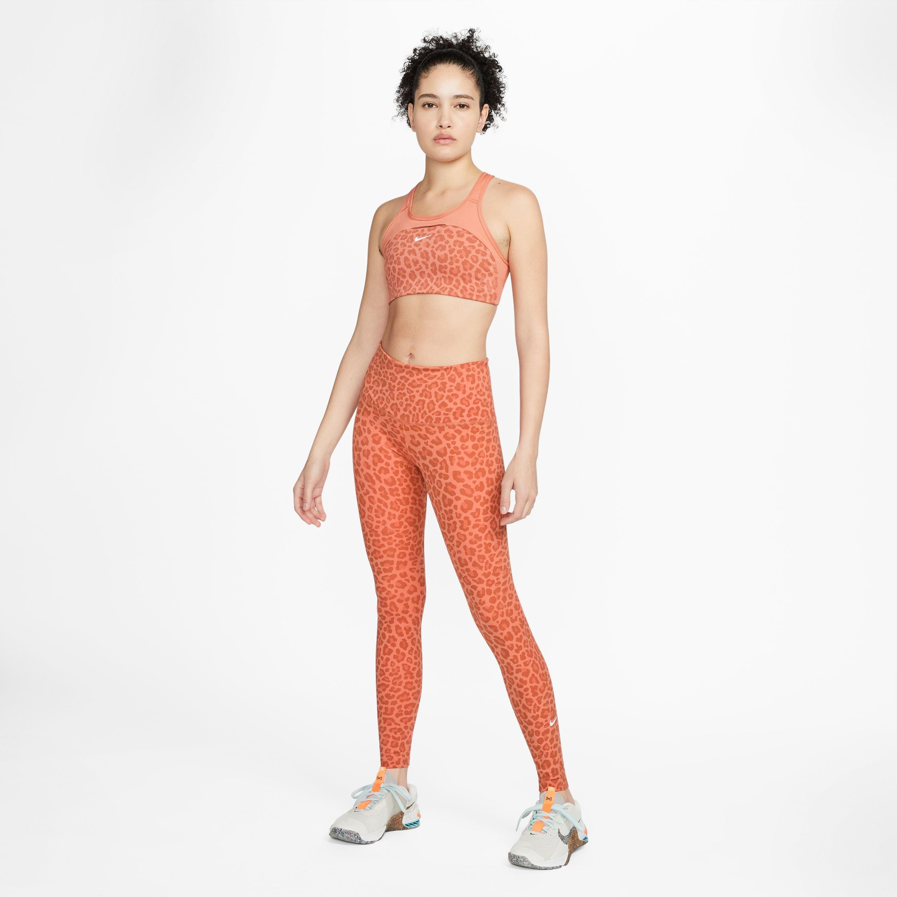Nike One Dri-FIT Women's High-Rise All Over Print Leopard Leggings -  Hibbett