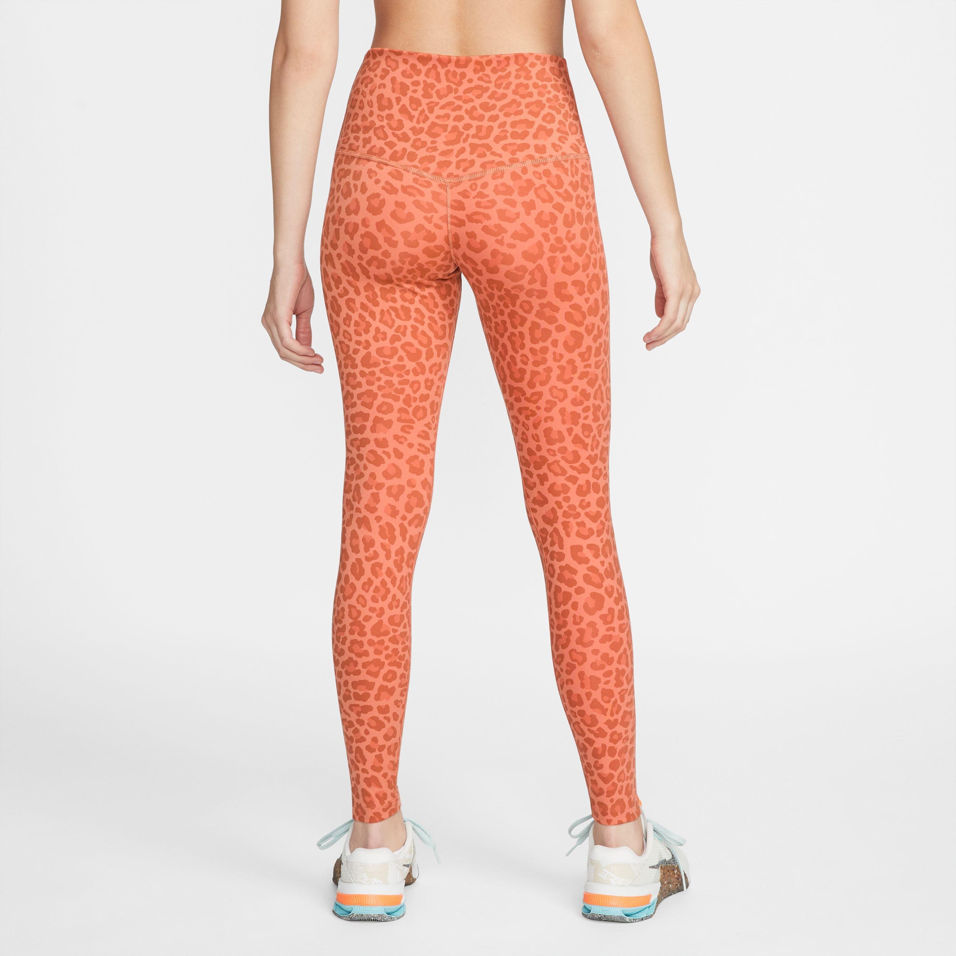 The Nike One Tight Fit Women's 7/8 Leopard Print Training Tights CK3072-010