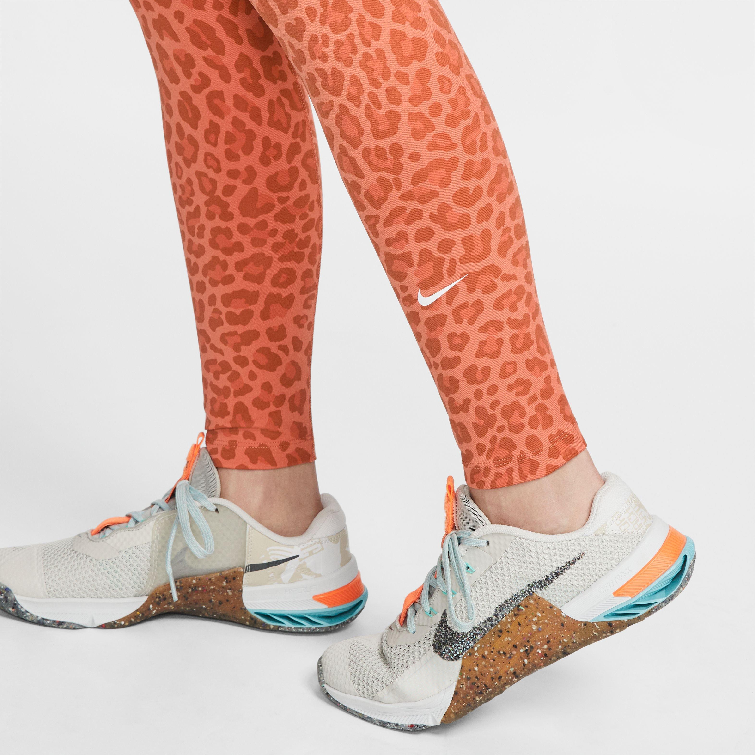 Nike One Dri-FIT Women's High-Rise All Over Print Leopard Leggings