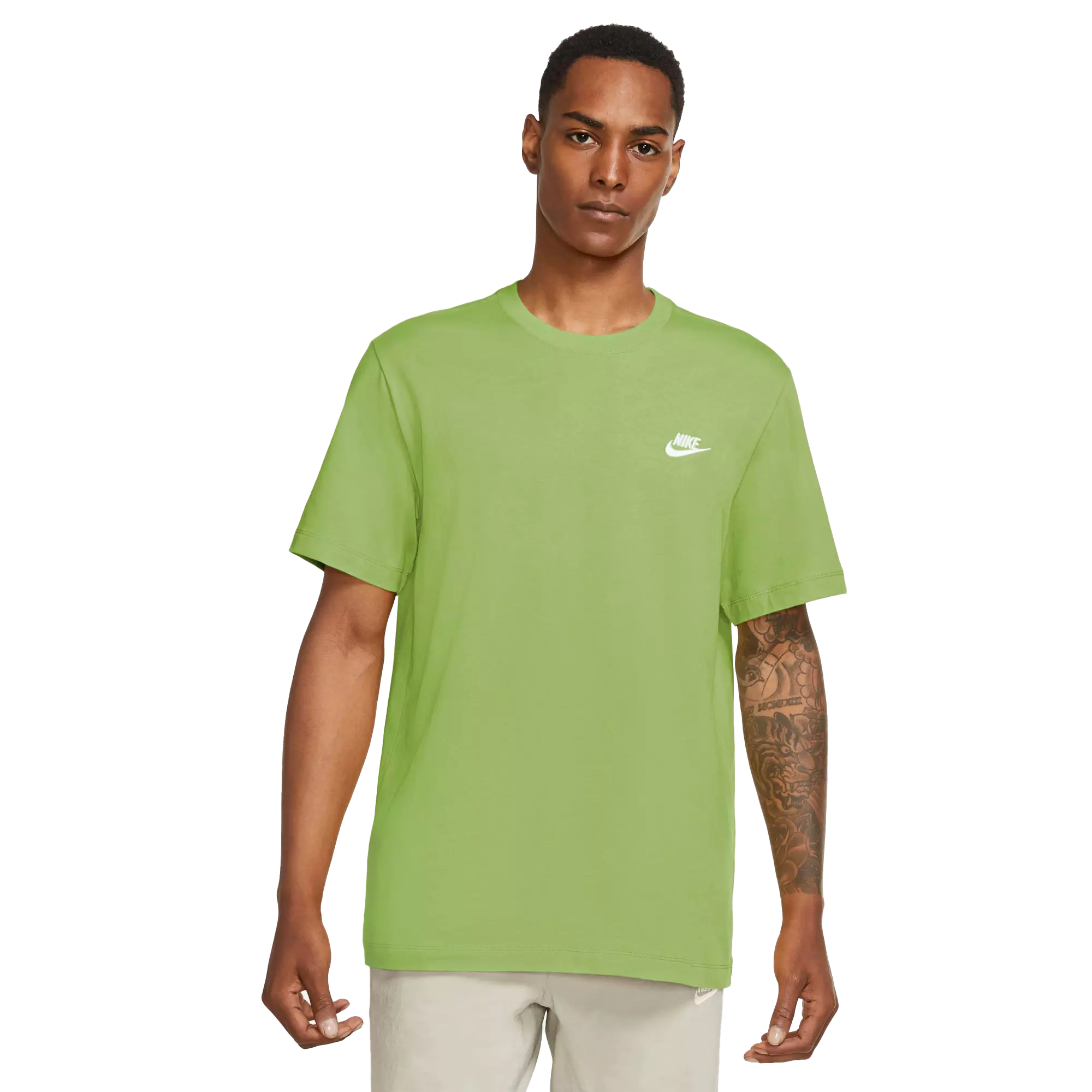 Nike Men's Big & Tall Sportswear Club "Green" Tee - GREEN