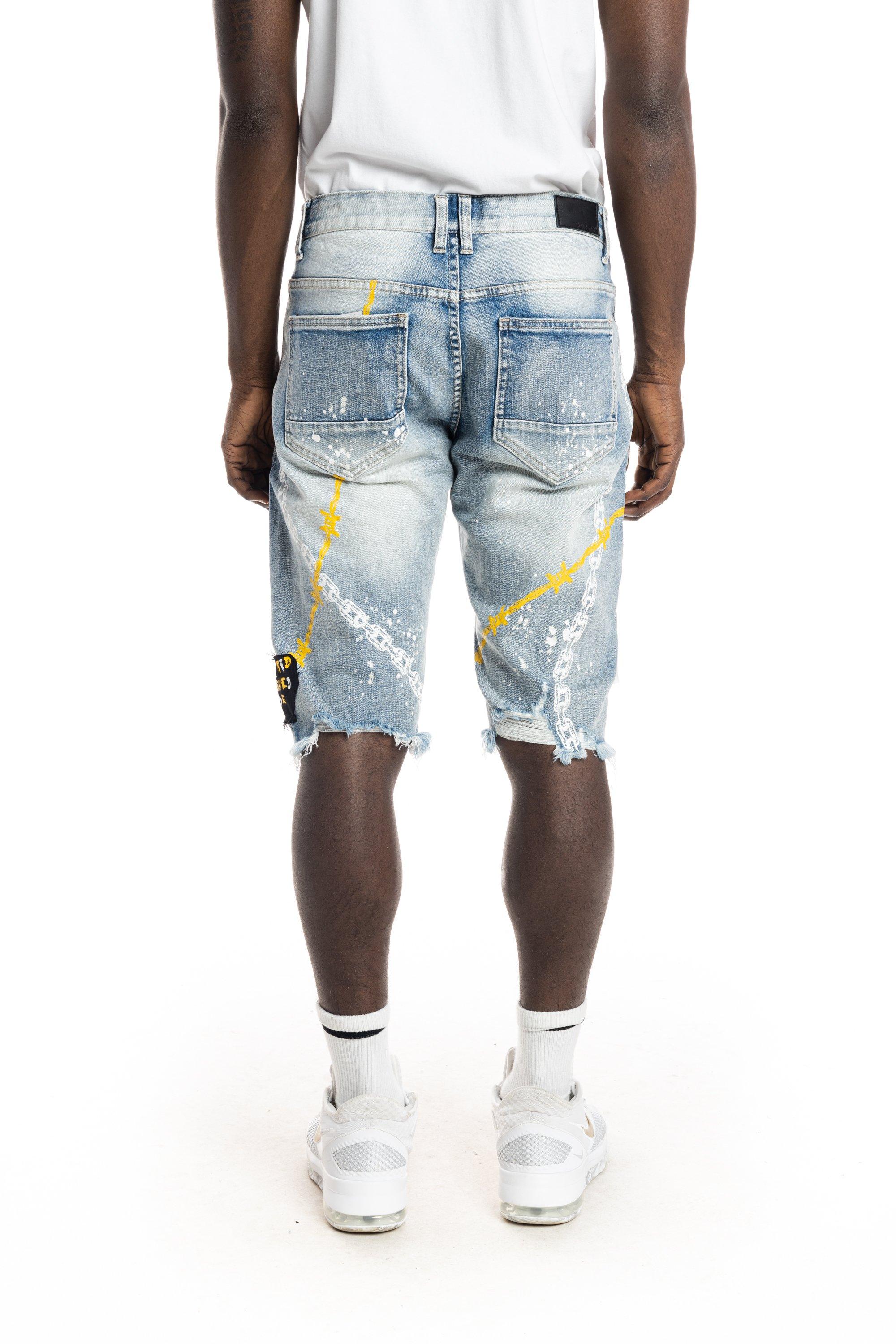 Smoke rise hot sale jean shorts