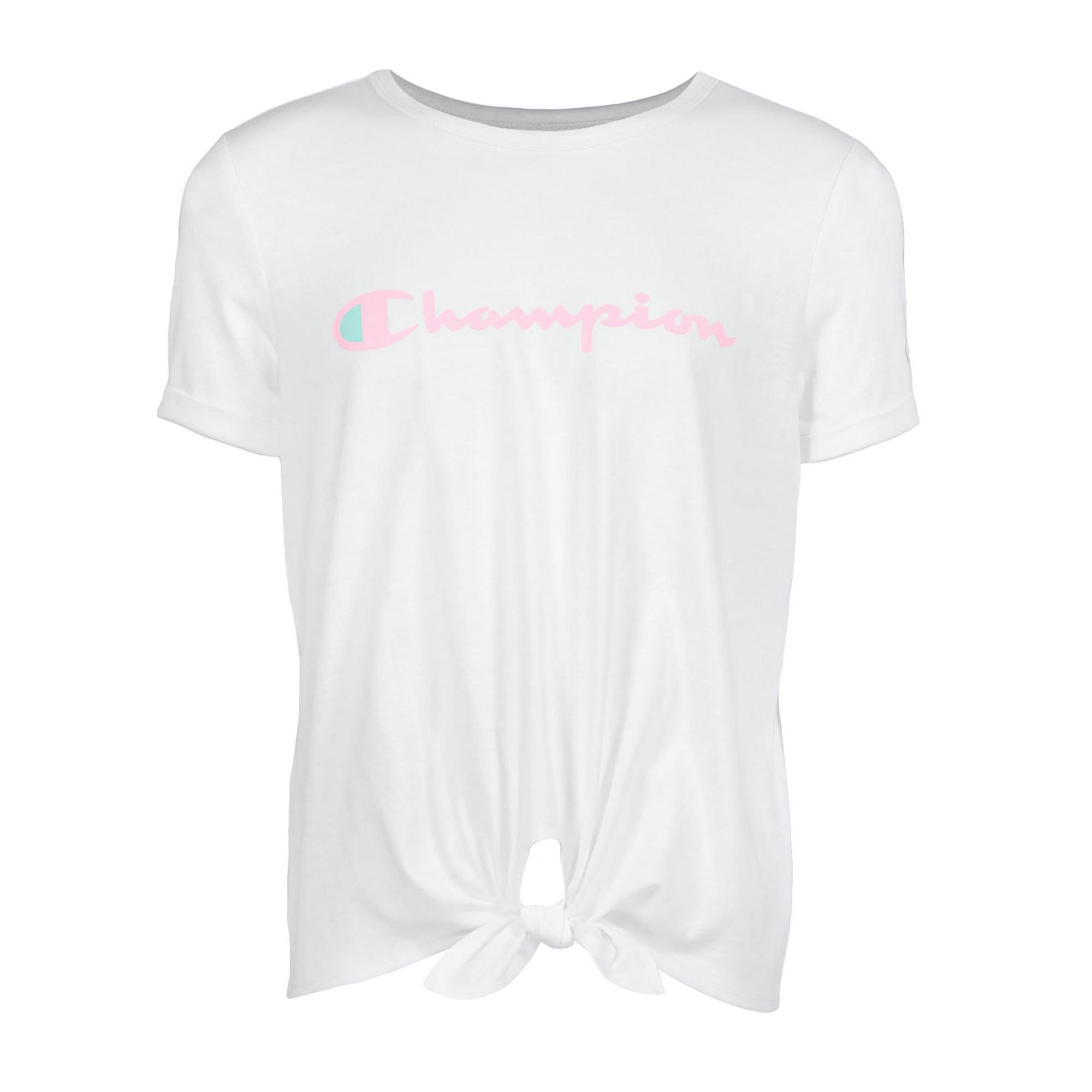 White champion cheap shirt girls