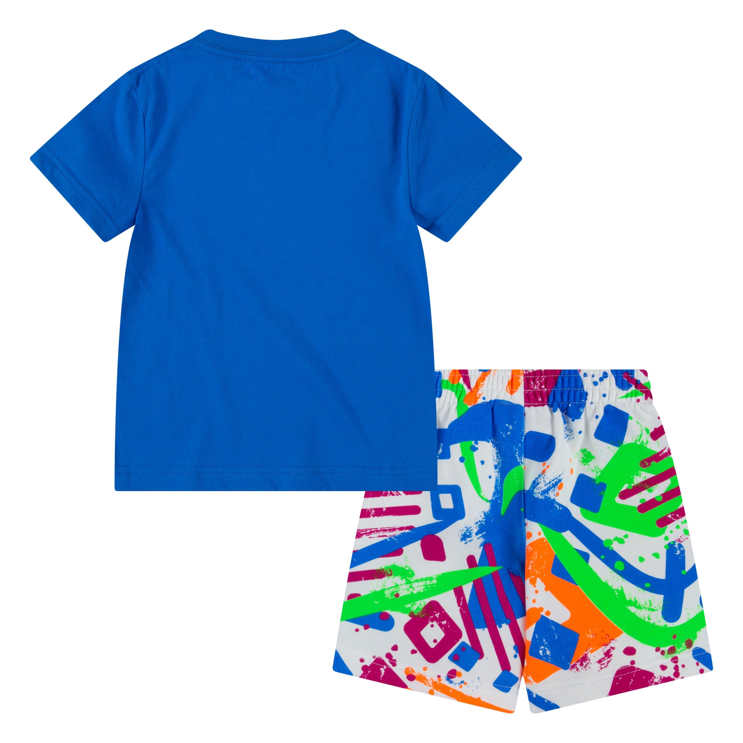 Nike Toddler Boys' Sportswear Thrill Tee & Short Set-Blue - Hibbett