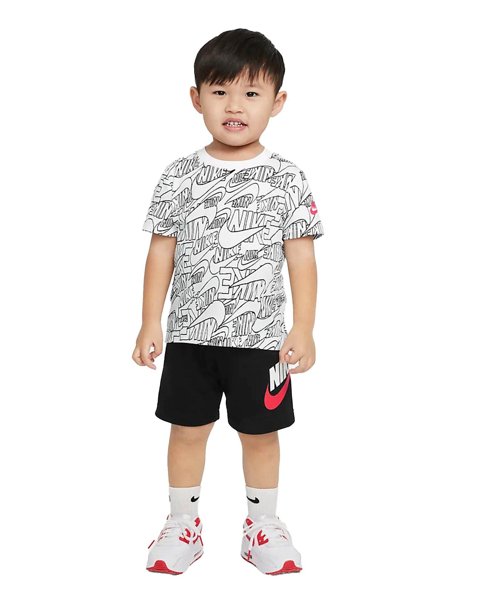 Nike Toddler Boys' Sportswear Read Short Set-Black