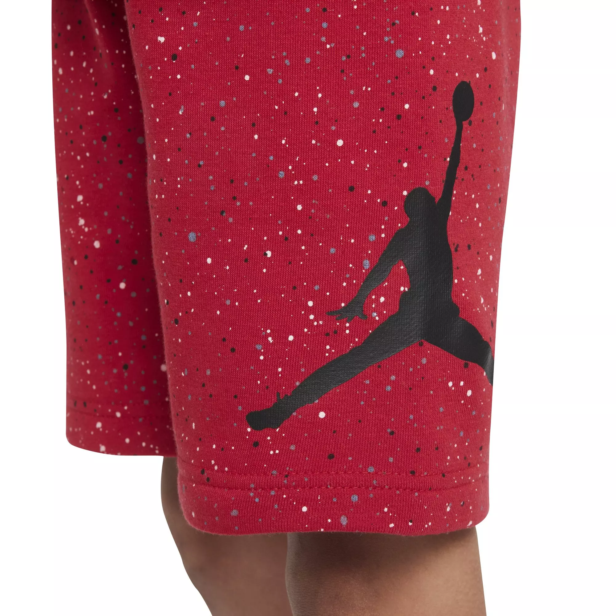 Jordan Little Boys' Speckle Air Jumbled Short Set - Red/Black - RED