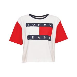 NWT VTG 90 Tommy Hilfiger Logo Flag Red White Navy long sleeve t shirt Loose Top