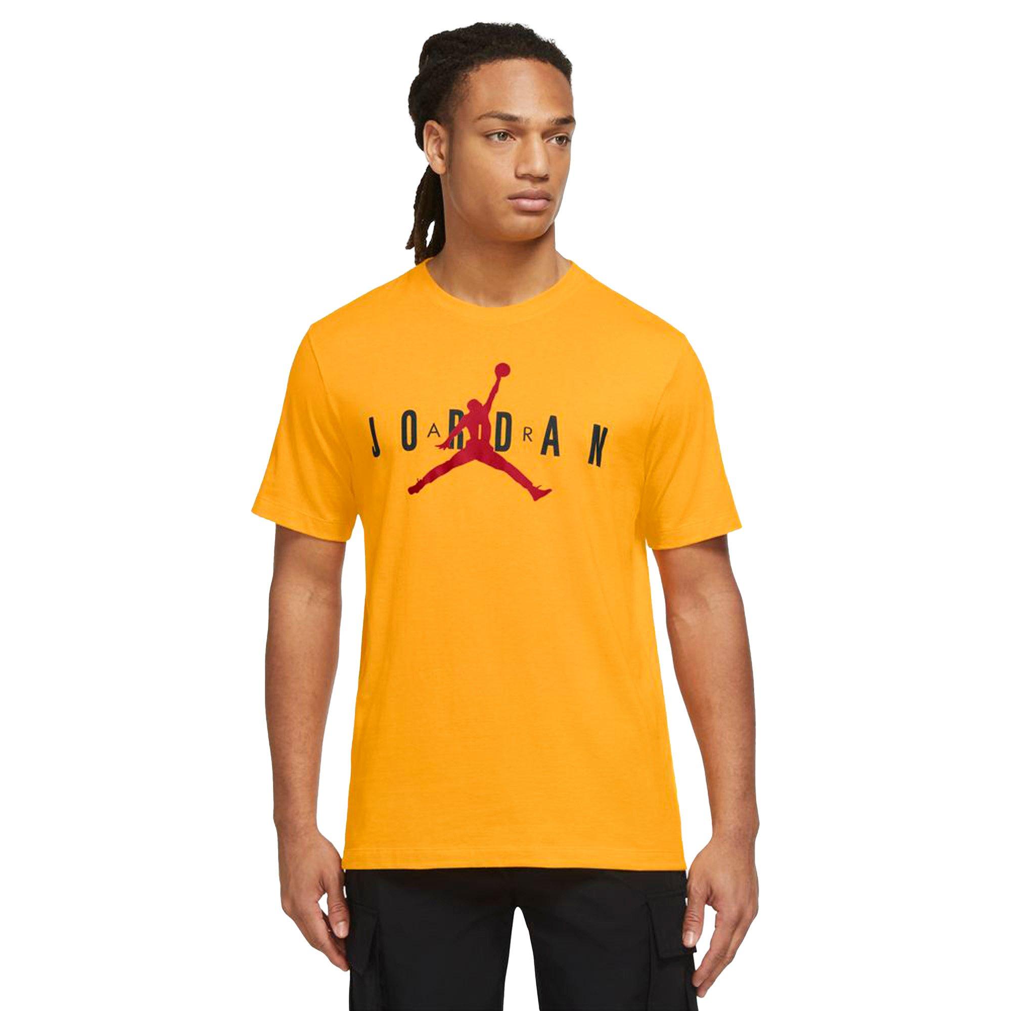 Black and clearance orange jordan shirt