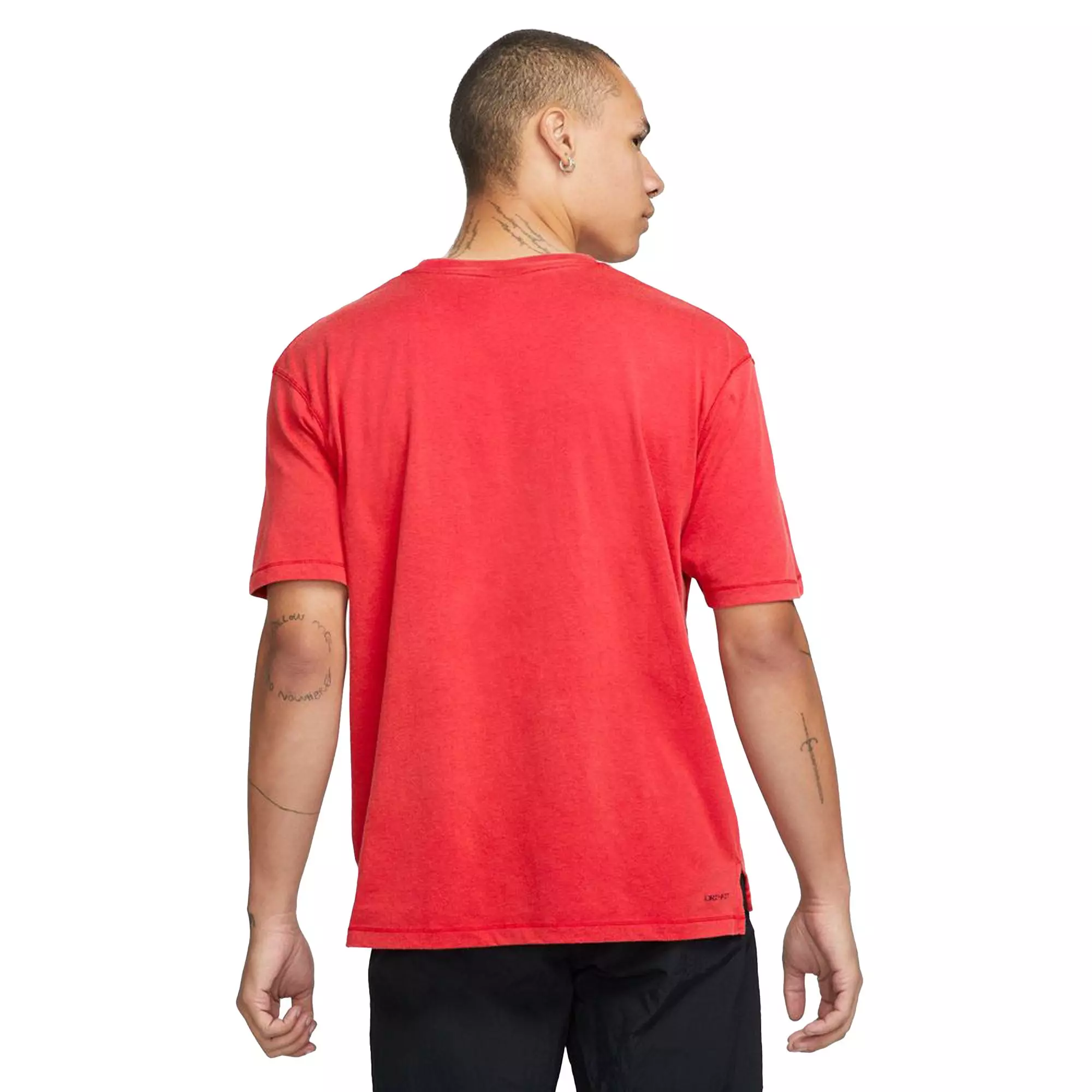 Jordan Men's Sport Dri-FIT Short-Sleeve Tee-Red - RED/BLACK