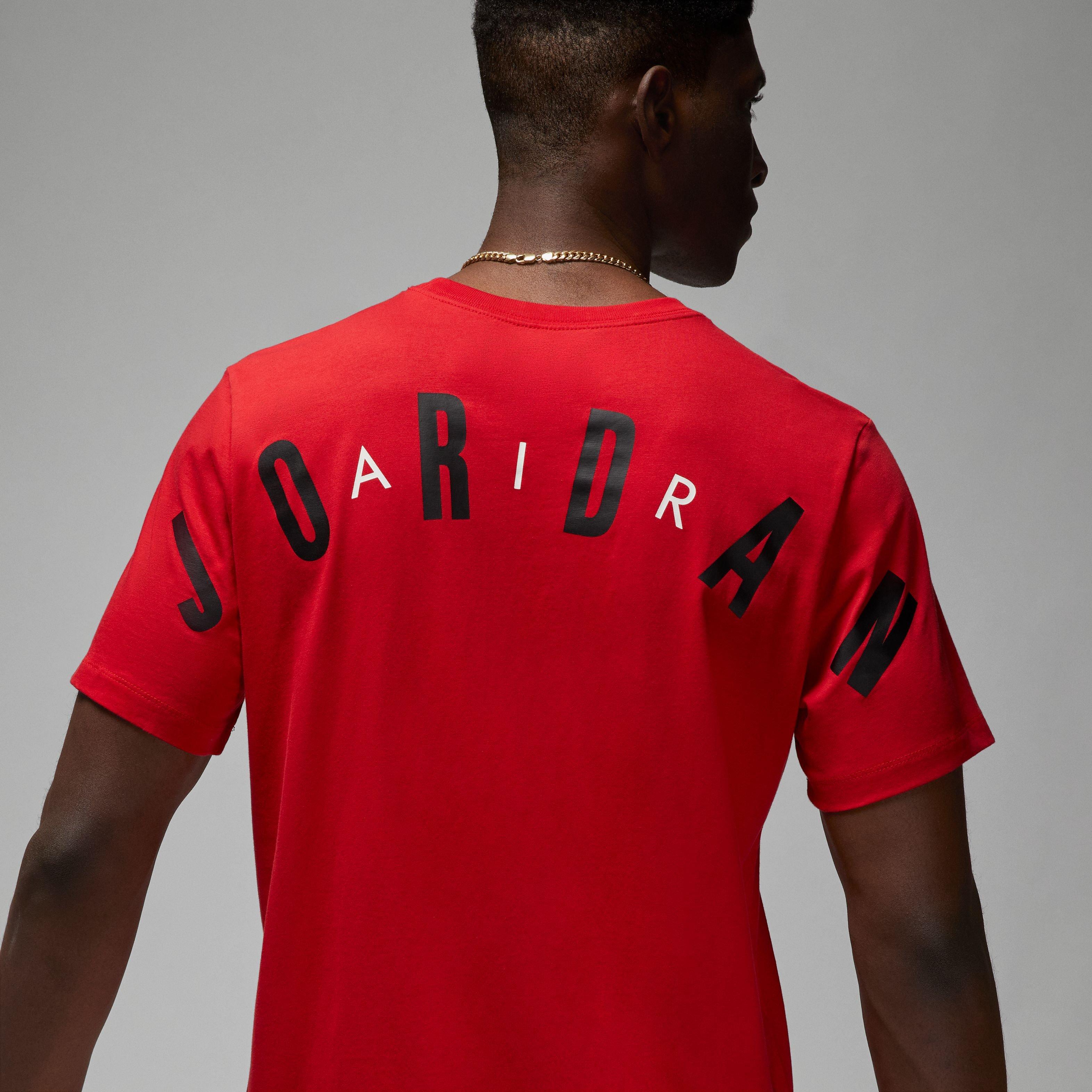 Nike Air Jordan Red Short Sleeve T-Shirt Men's Large L