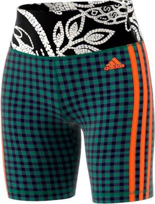 green adidas biker shorts