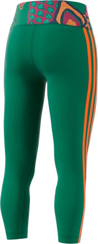 adidas Women's FARM Rio Training Essential Leggings-Green/Orange
