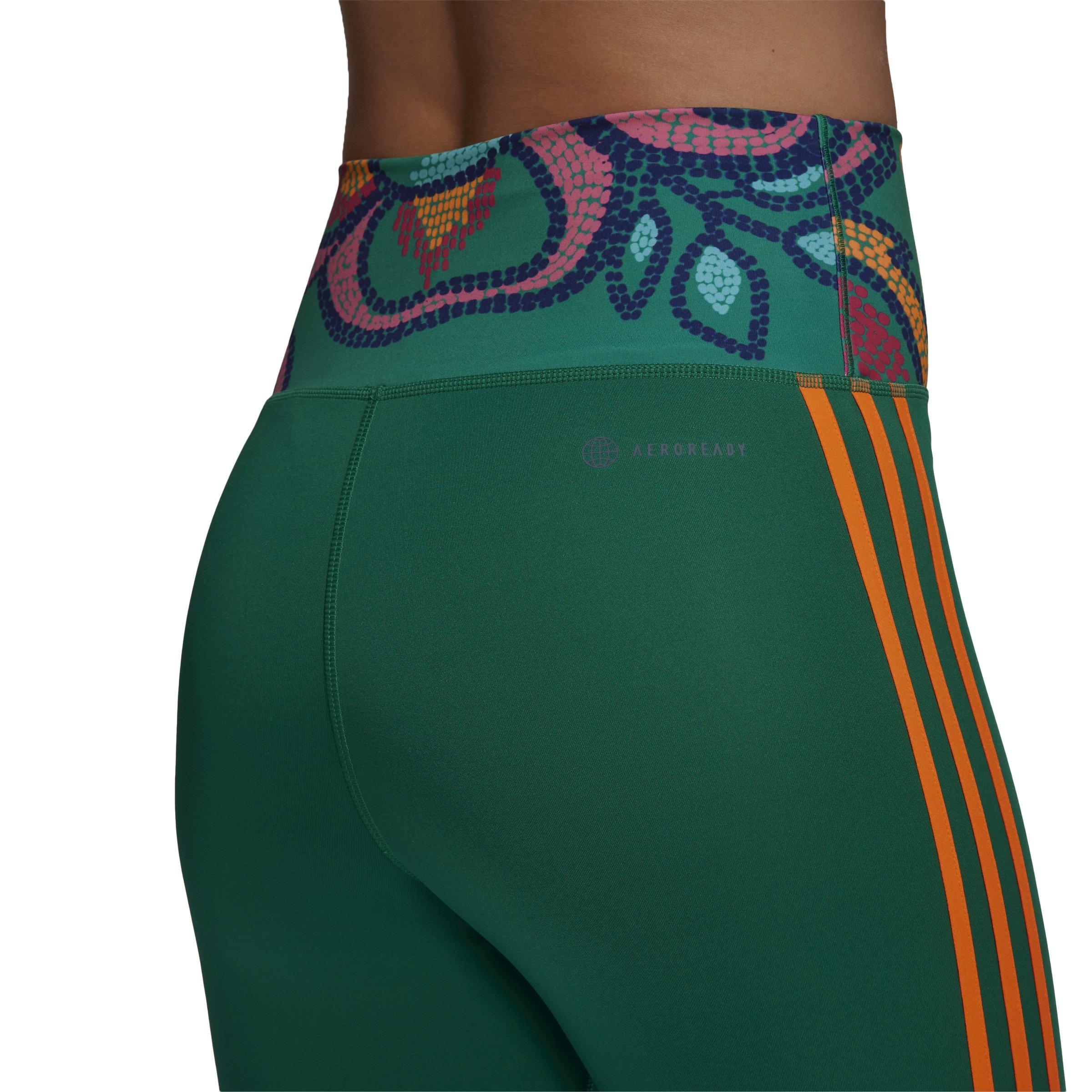 ADIDAS Trefoil Green Womens Leggings - GREEN