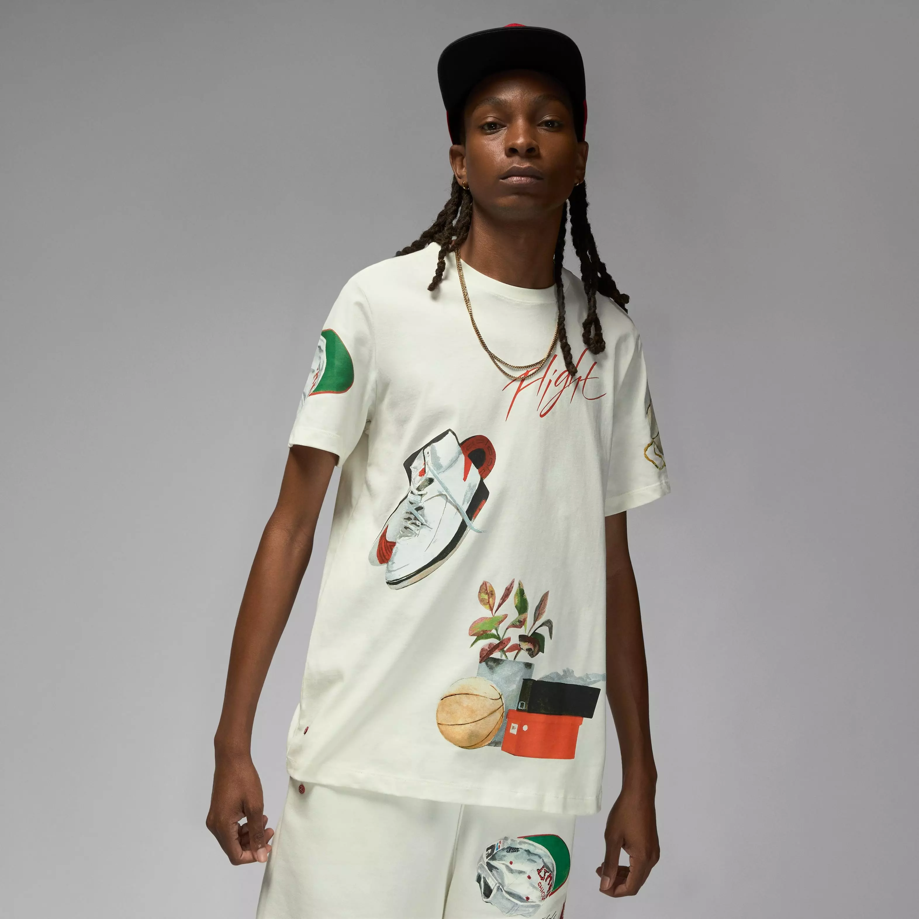 Jordan Men's Flight Artists Graphic Tee - Sail - TAN