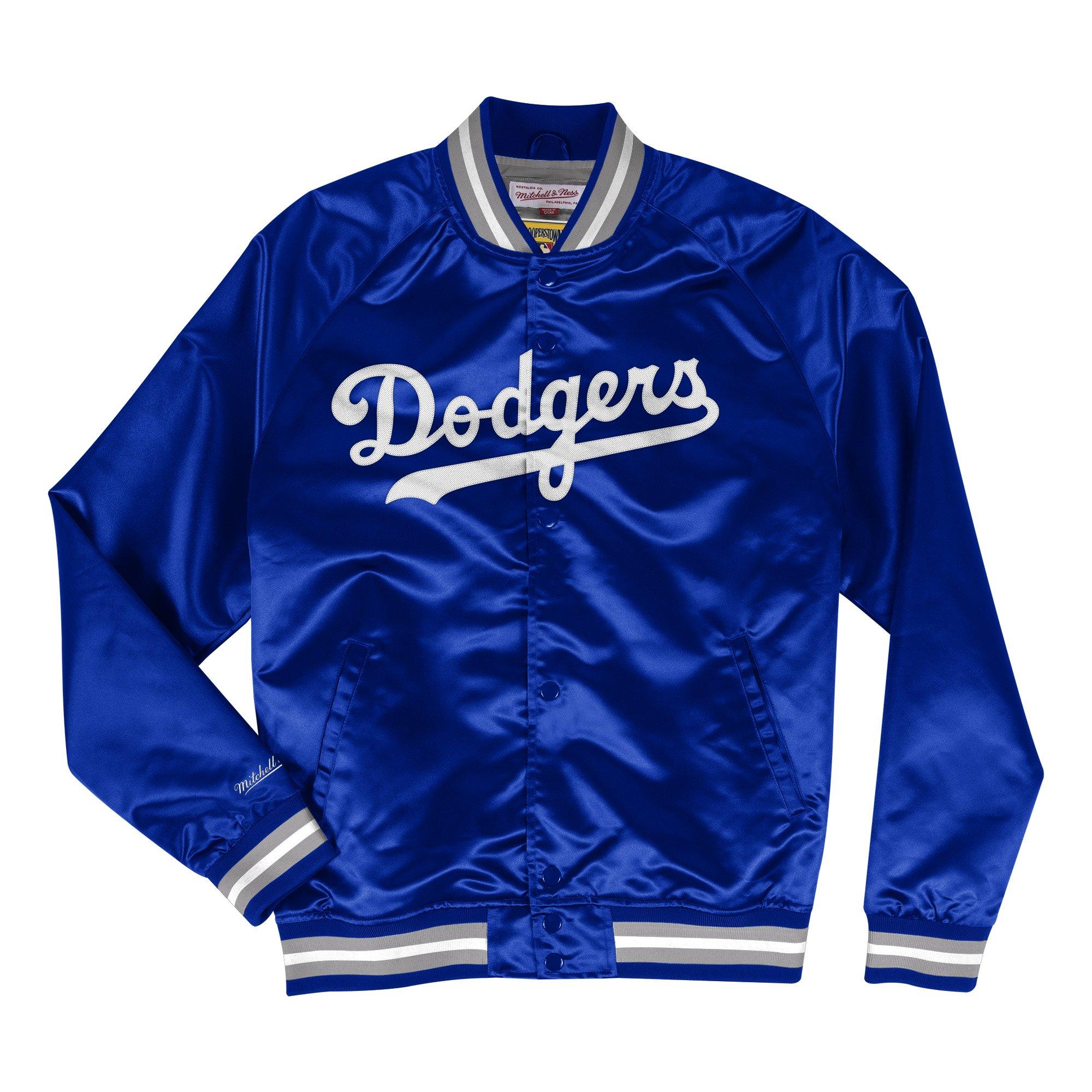 Mitchell & Ness Los Angeles Dodgers Logo Tackle Twill Hoodie Sweatshirt