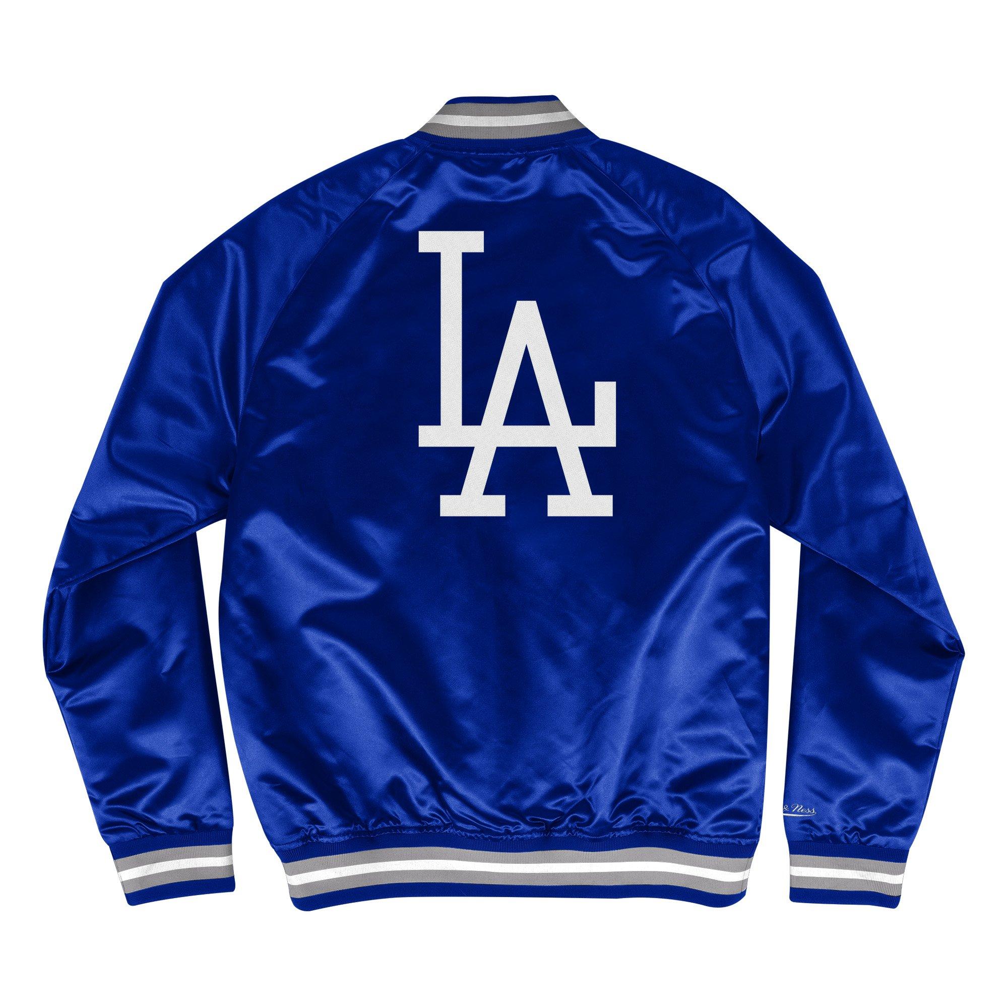 LOS ANGELES DODGERS M/N THROWBACK SATIN JACKET MED/LRG/XL/2XL