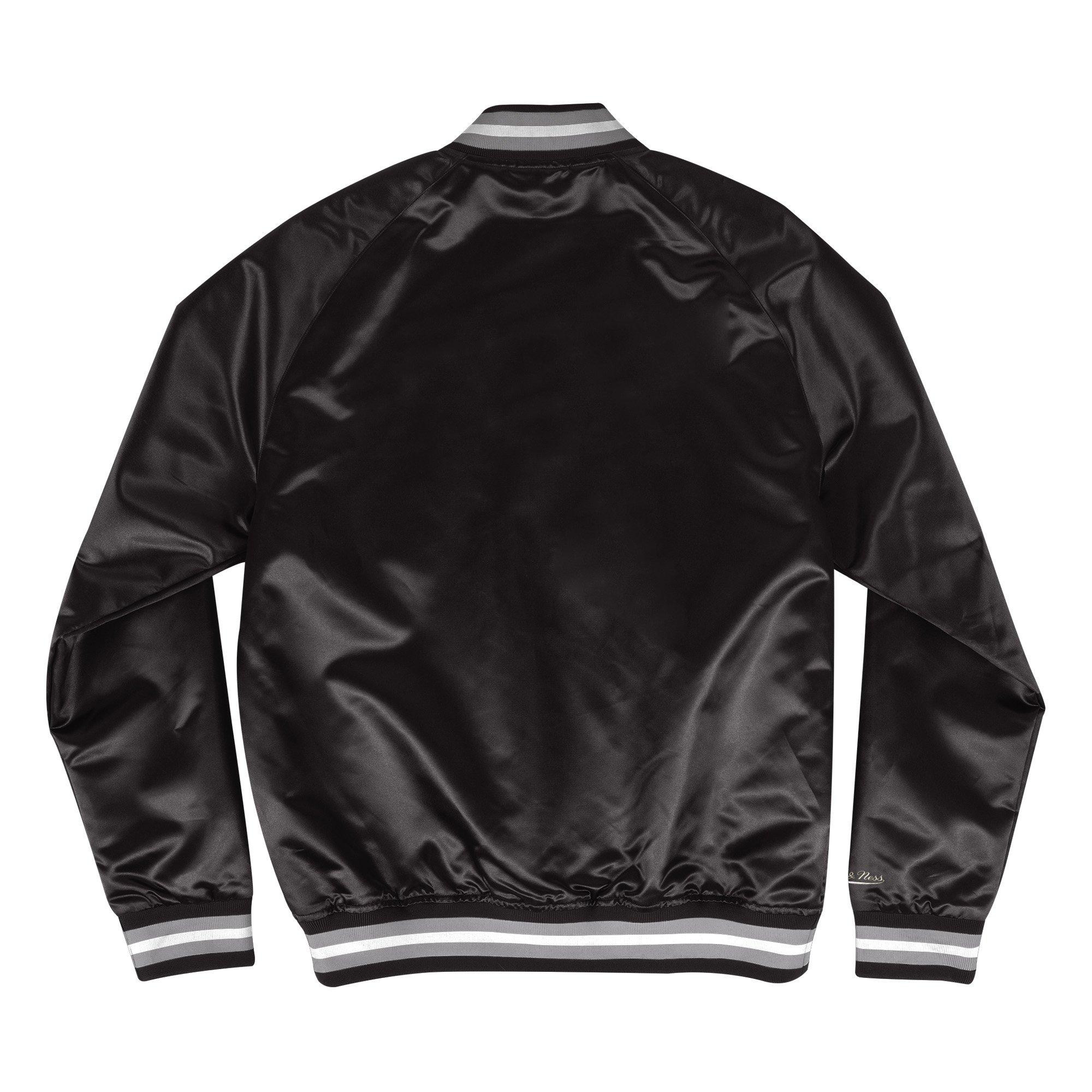 Mitchell & Ness Chicago White Sox Lightweight Satin Jacket - Hibbett