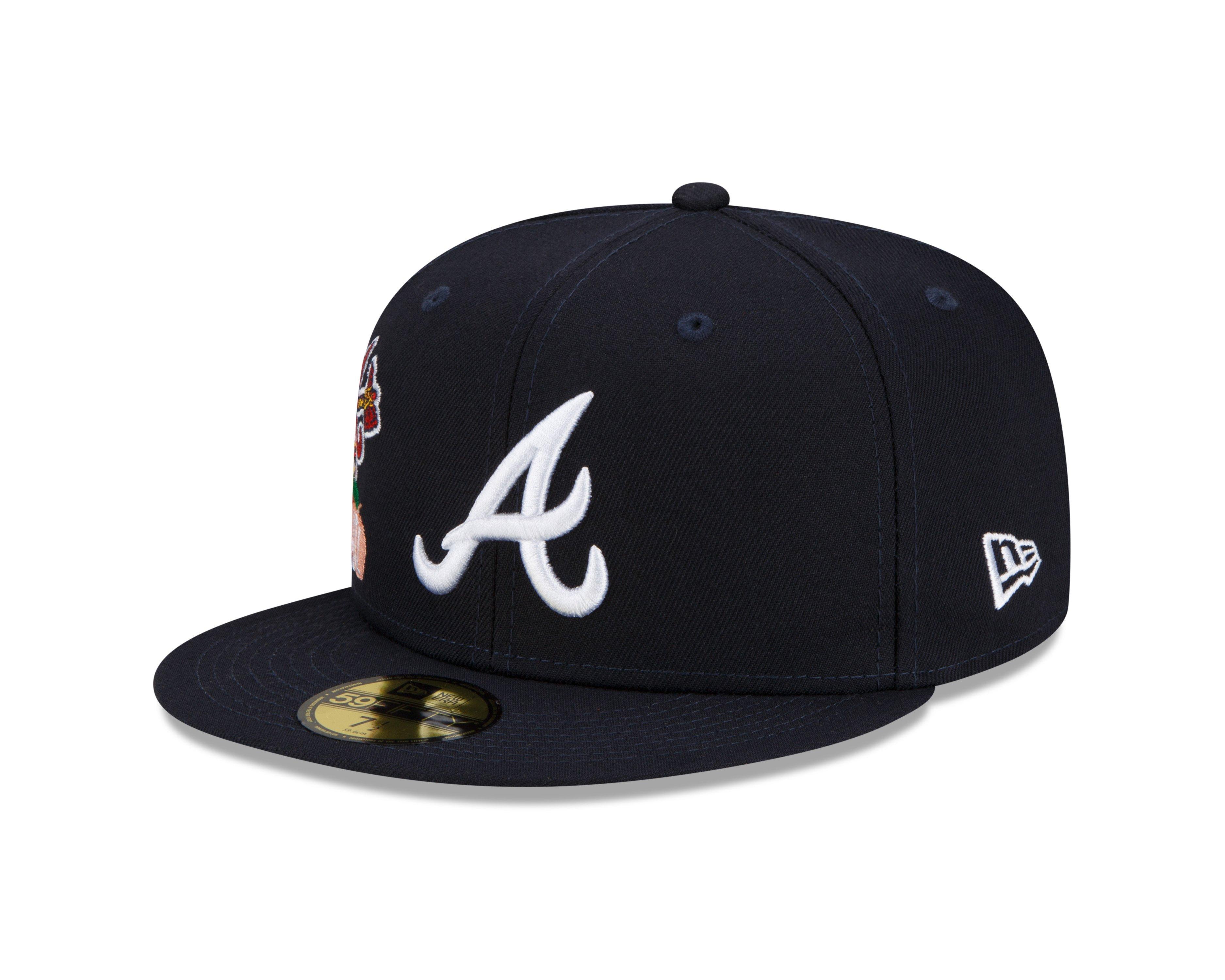 New Era 59FIFTY Atlanta Braves City Cluster Fitted Hat 8 / Blue