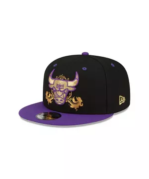 Chicago Bulls 9fifty Snapback Hat - BLACK/BLUE