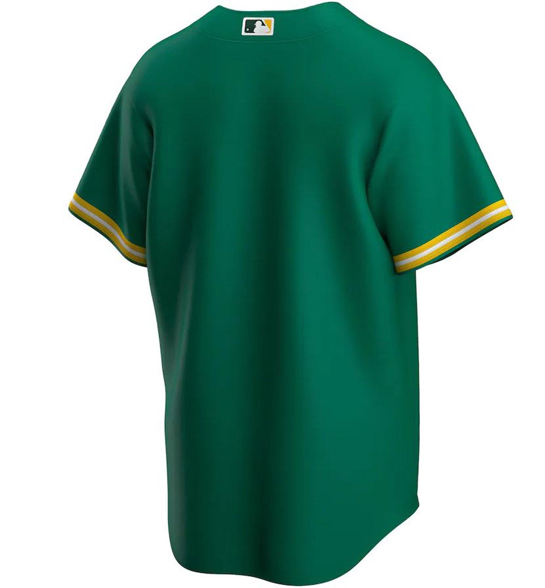 Free Oakland Athletics Authentic Personalized Jersey White Gray Green Yellow  Baseball Jersey Customize - AliExpress