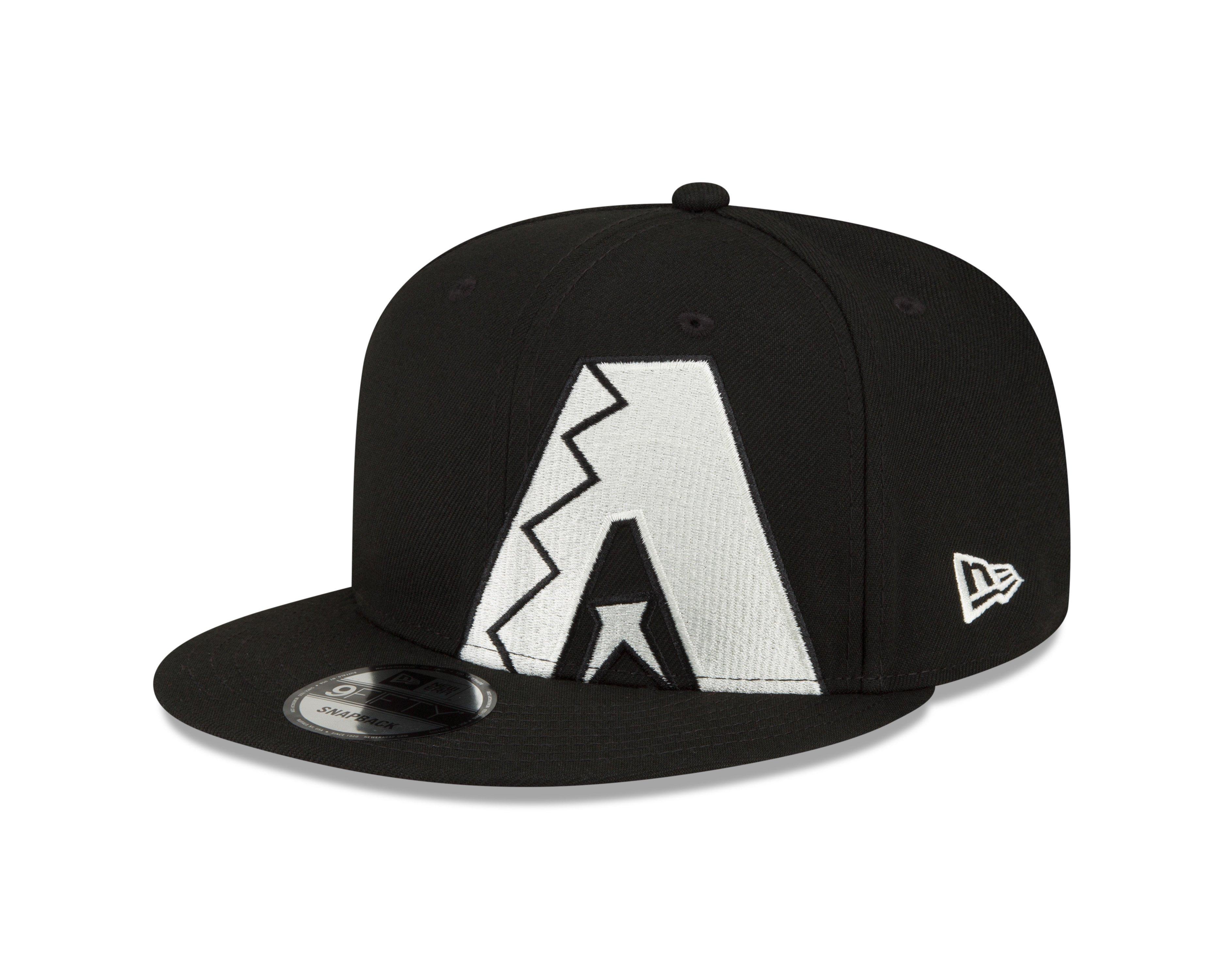 New Era Men New Era Arizona Diamondbacks 9FIFTY Snapback Hat Black,Pink 1 Size