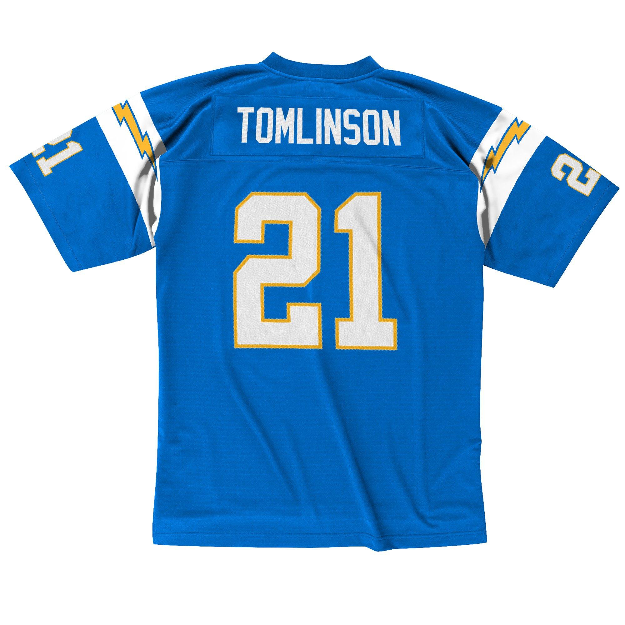 LaDainian Tomlinson Chargers jersey  Ladainian tomlinson, Jersey, Black  and white man