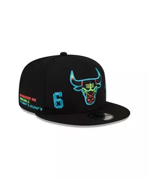 New Era 9Fifty Snakeskin Chicago Bulls Strapback - Black - New Star