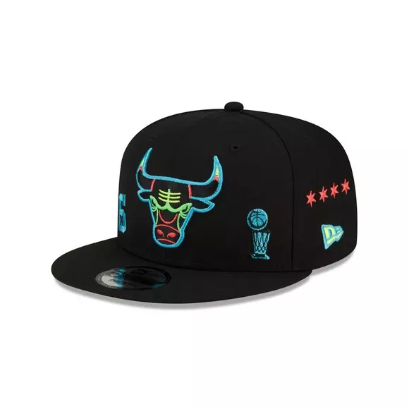 Chicago Bulls Greetings from Street Sign 9FIFTY New Era Fits Snapback Hat by Devious Elements Apparel