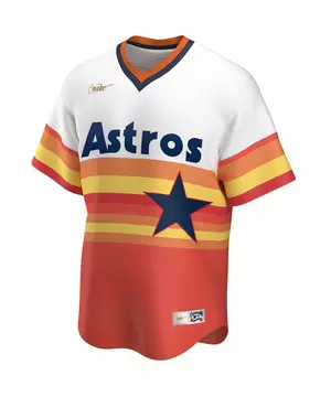 Houston Astros Jose Altuve Orange Throwback Pullover Jersey – US