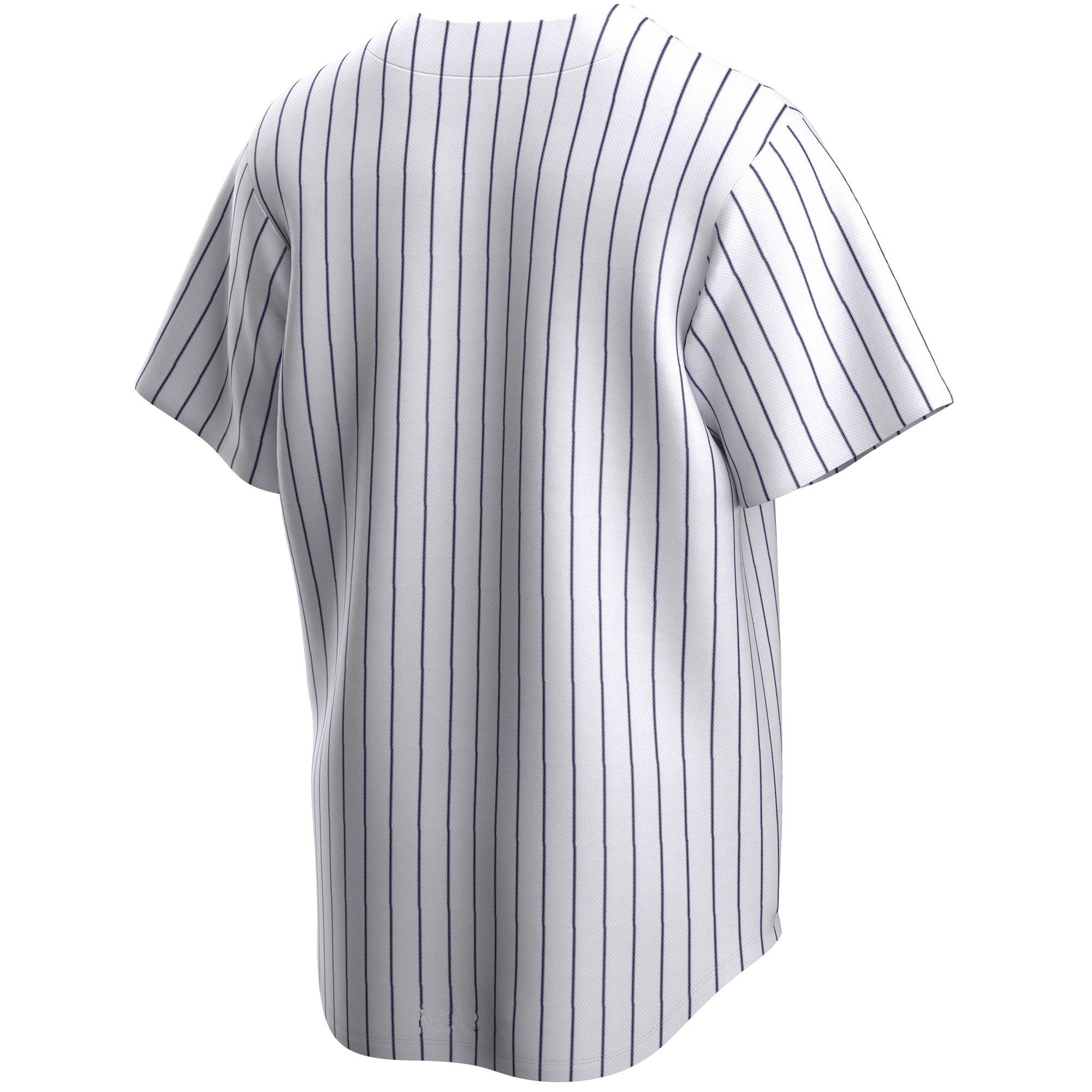 Wilson Youth Full Button Baseball Jersey Shirt Gray Black Pinstripe Medium  NWT
